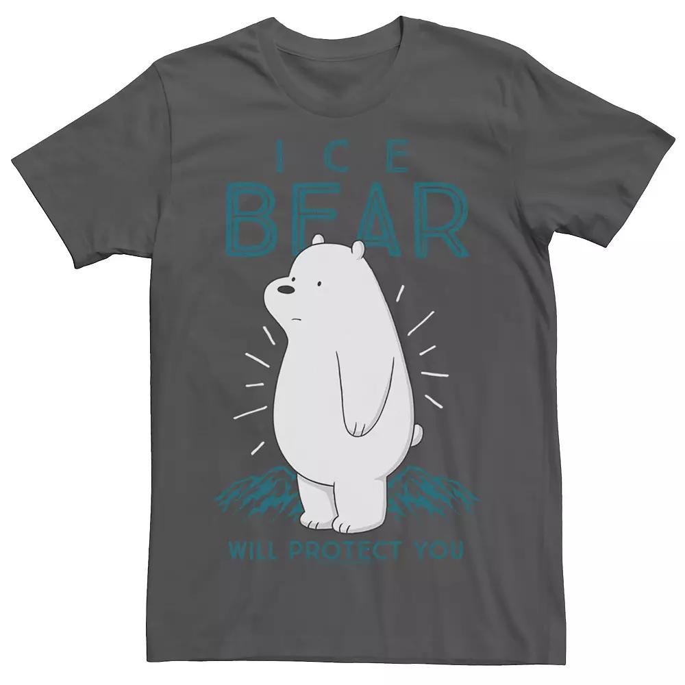 Men's Cartoon Network We Bare Bears Ice Bear Will Protect You Tee,  Product Image