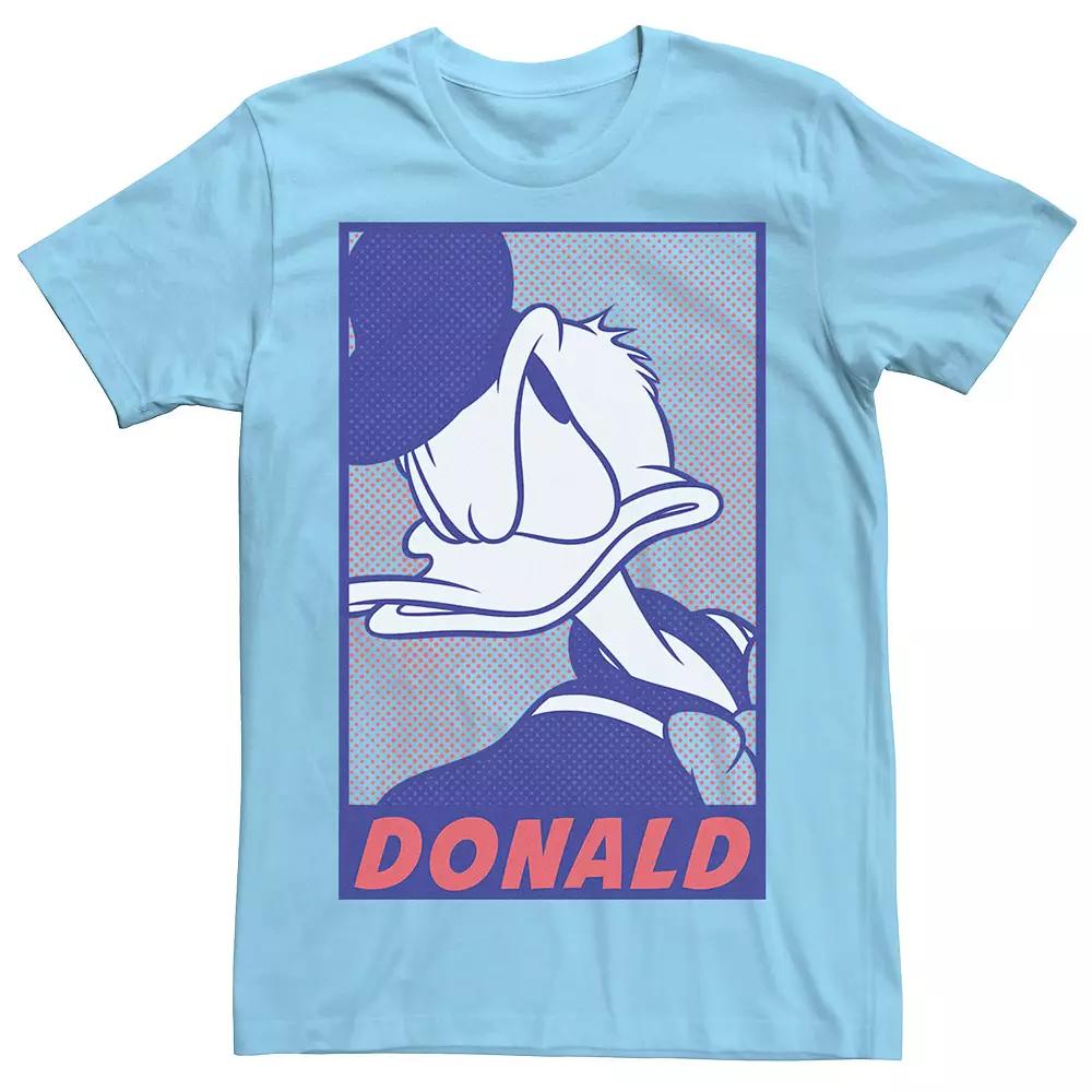Disney's Donald Duck Men's Comic Pop Dot Fill Portrait Tee,  Product Image