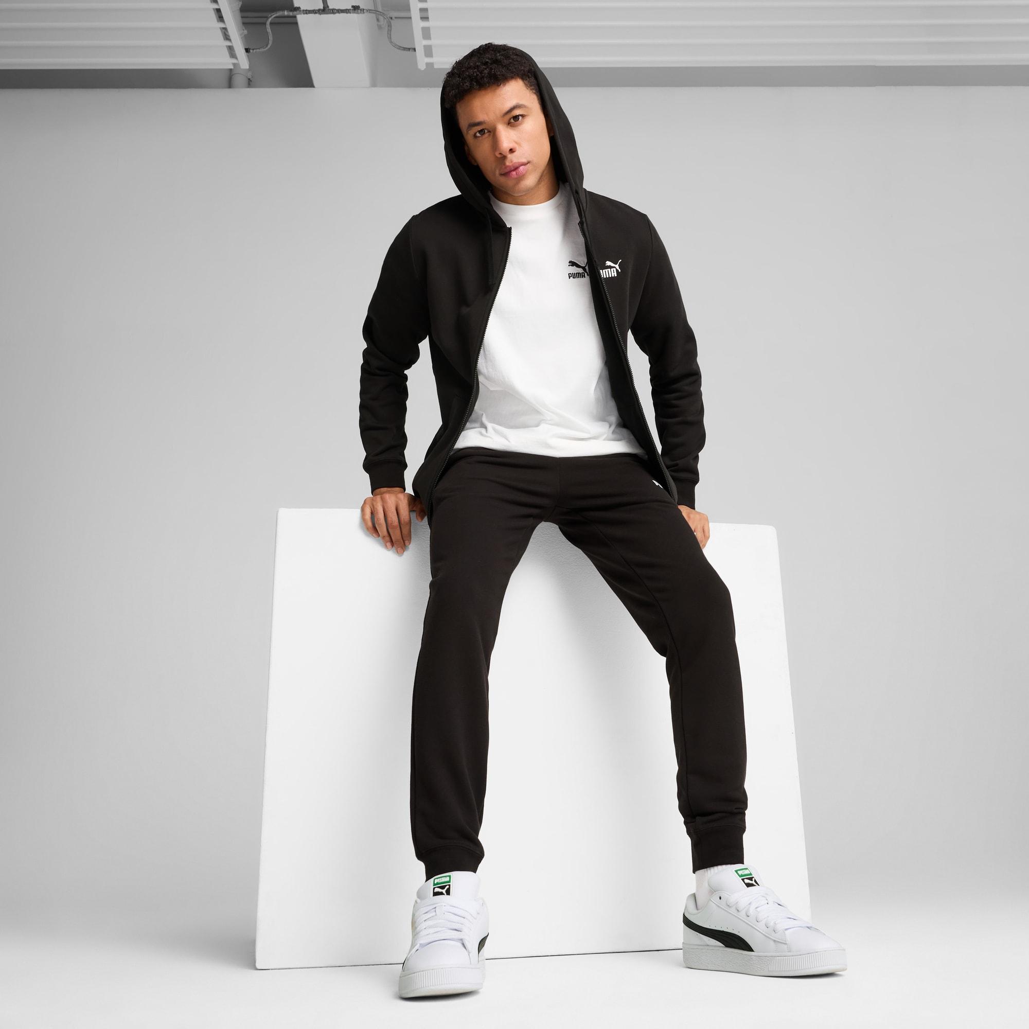 Essentials No. 1 Logo Full-Zip Hoodie Men Product Image