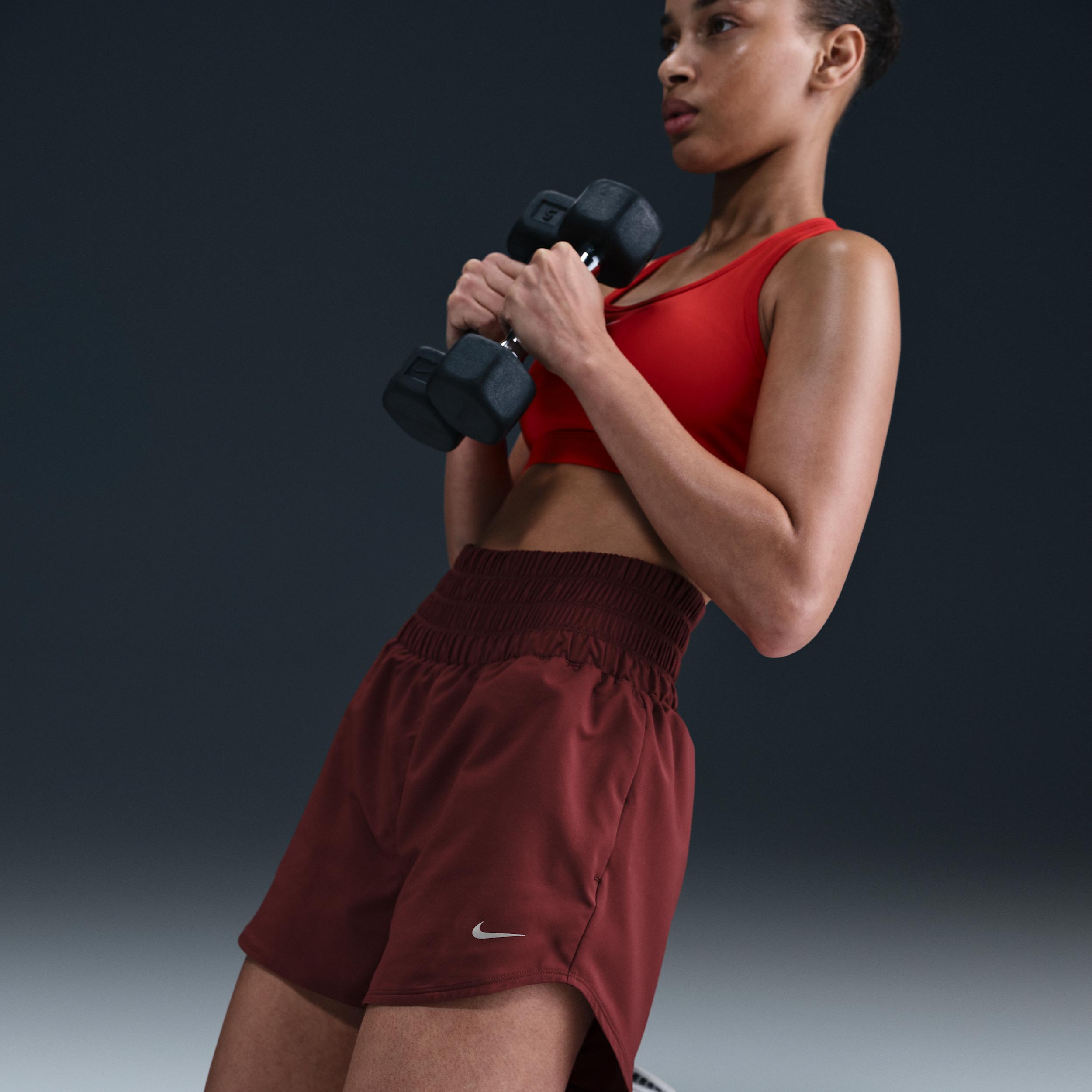 Nike Women's One Dri-FIT Ultra High-Waisted 3" Brief-Lined Shorts Product Image