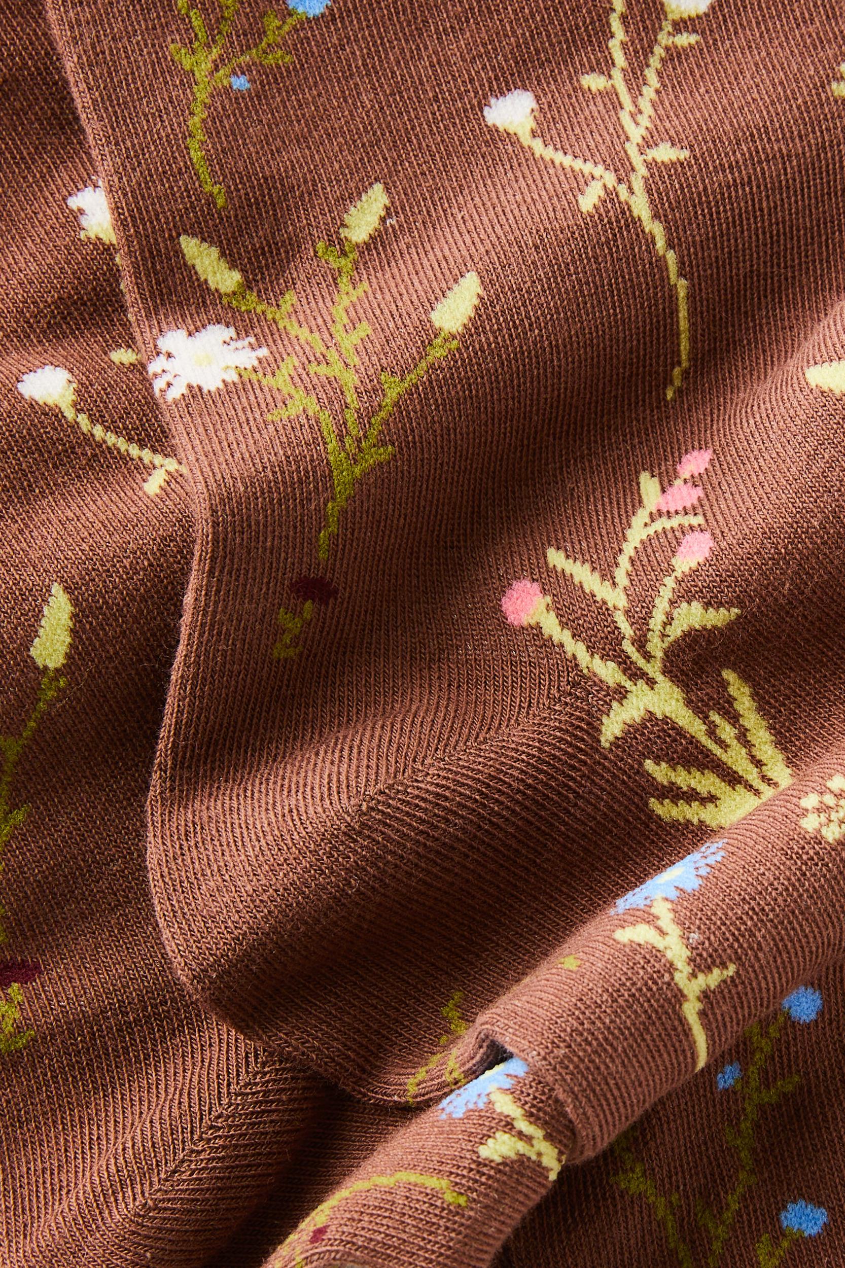 Floral Crew Sock Product Image