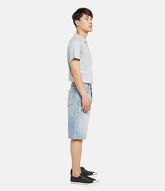 Levi's® 469 Loose Fit Destructed-Detail 10 3/4#double; Inseam Denim Shorts Product Image