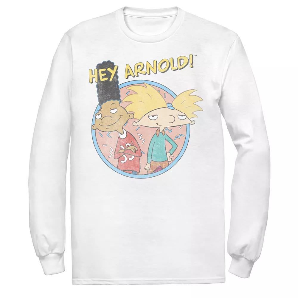Men's Hey Arnold And Gerald Tee, Size: Small, White Product Image