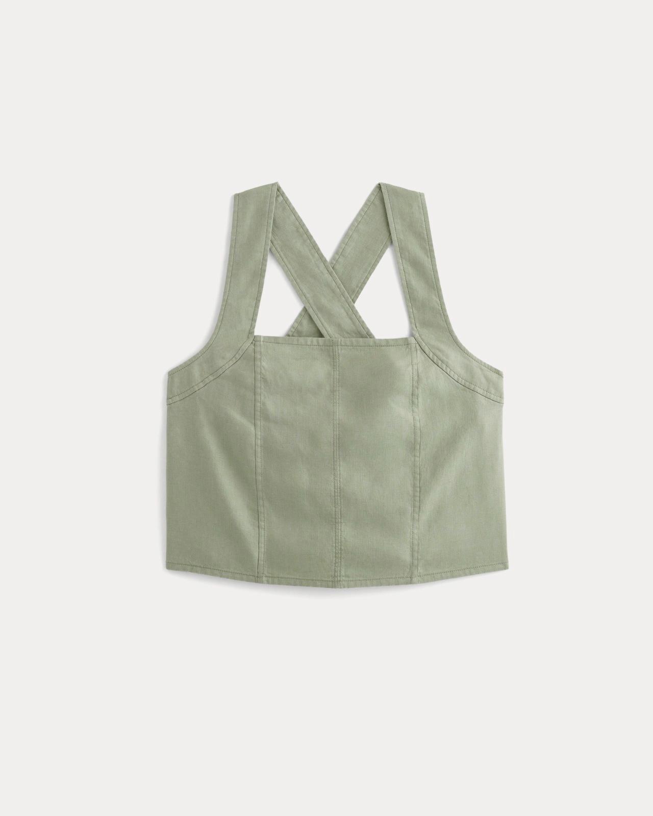Womens Crossback Tank in Linen by Everlane Product Image