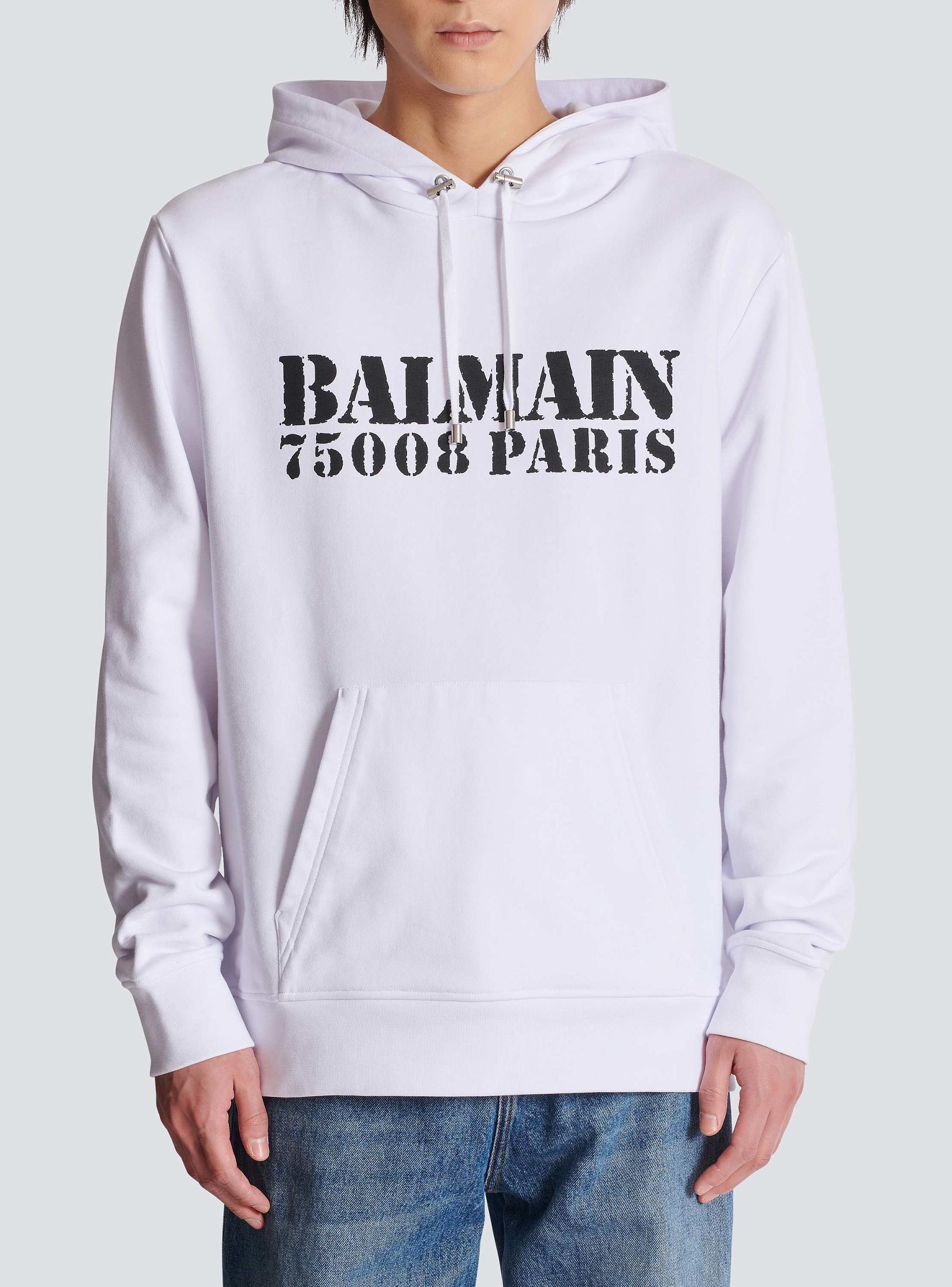 Balmain Stamp printed hoodie Product Image