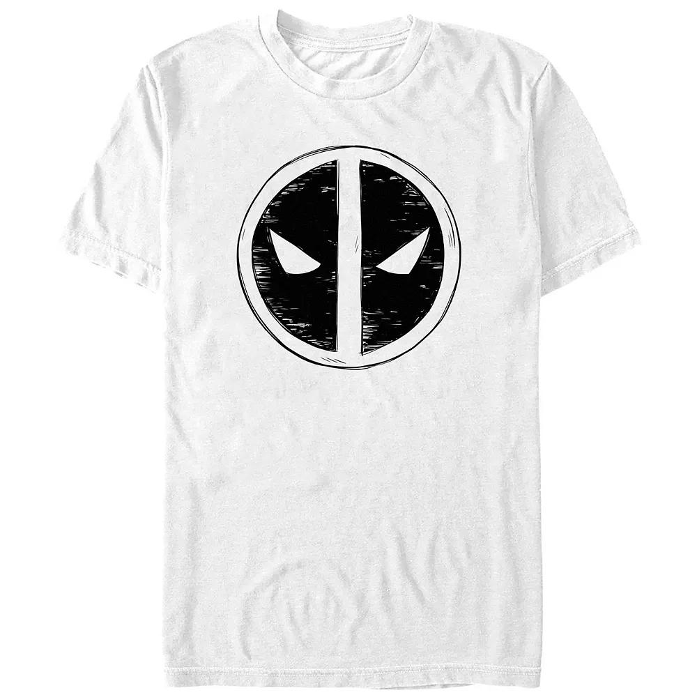 Men's Deadpool And Wolverine Emblem Sketch Graphic Tee,  Product Image