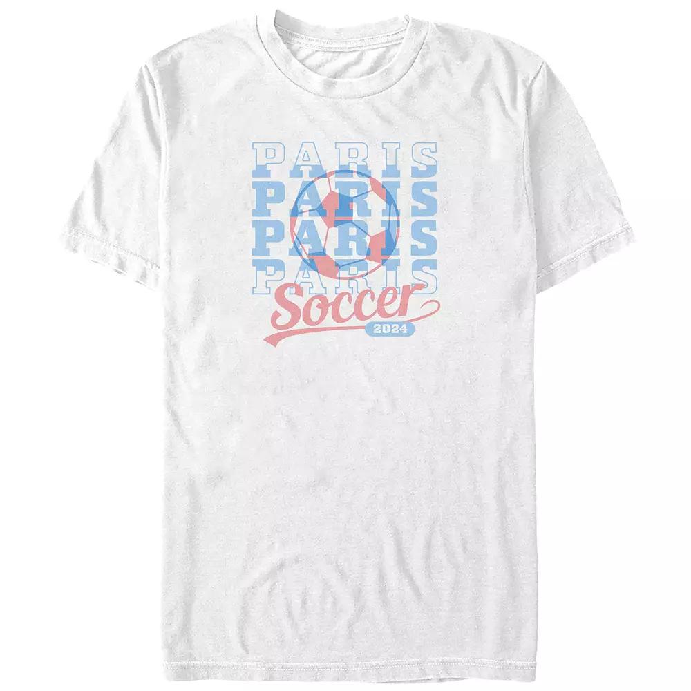 Big & Tall Paris Soccer 2024 Graphic Tee, Men's,  Product Image