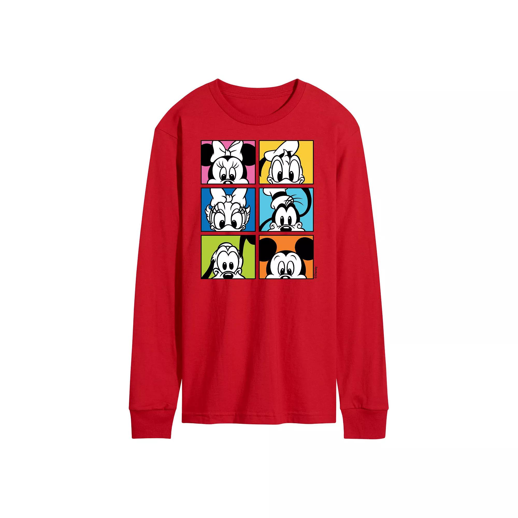 Men's CocaCola Happy Holidays Bear Long Sleeve Graphic Tee,  Product Image