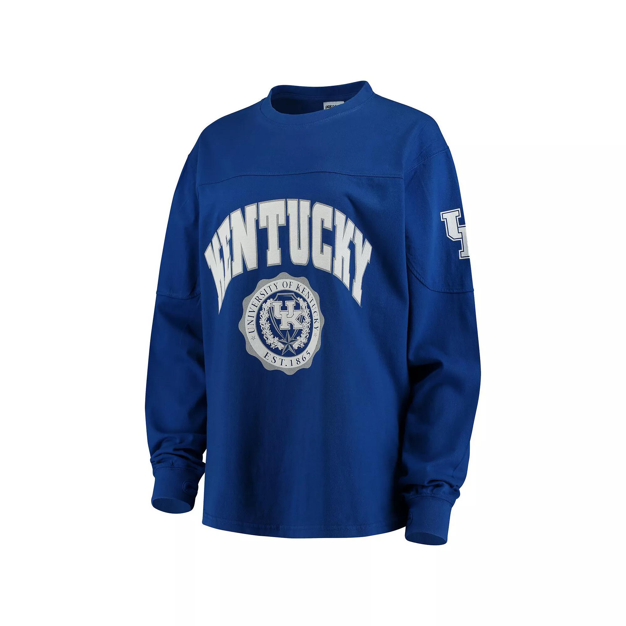 Women's Royal Kentucky Wildcats Edith Long Sleeve T-Shirt, Size: Small, Blue Product Image