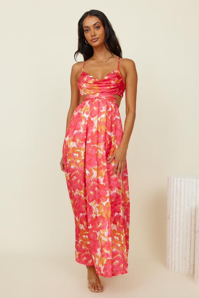 Atelier Of Love Maxi Dress Red Product Image