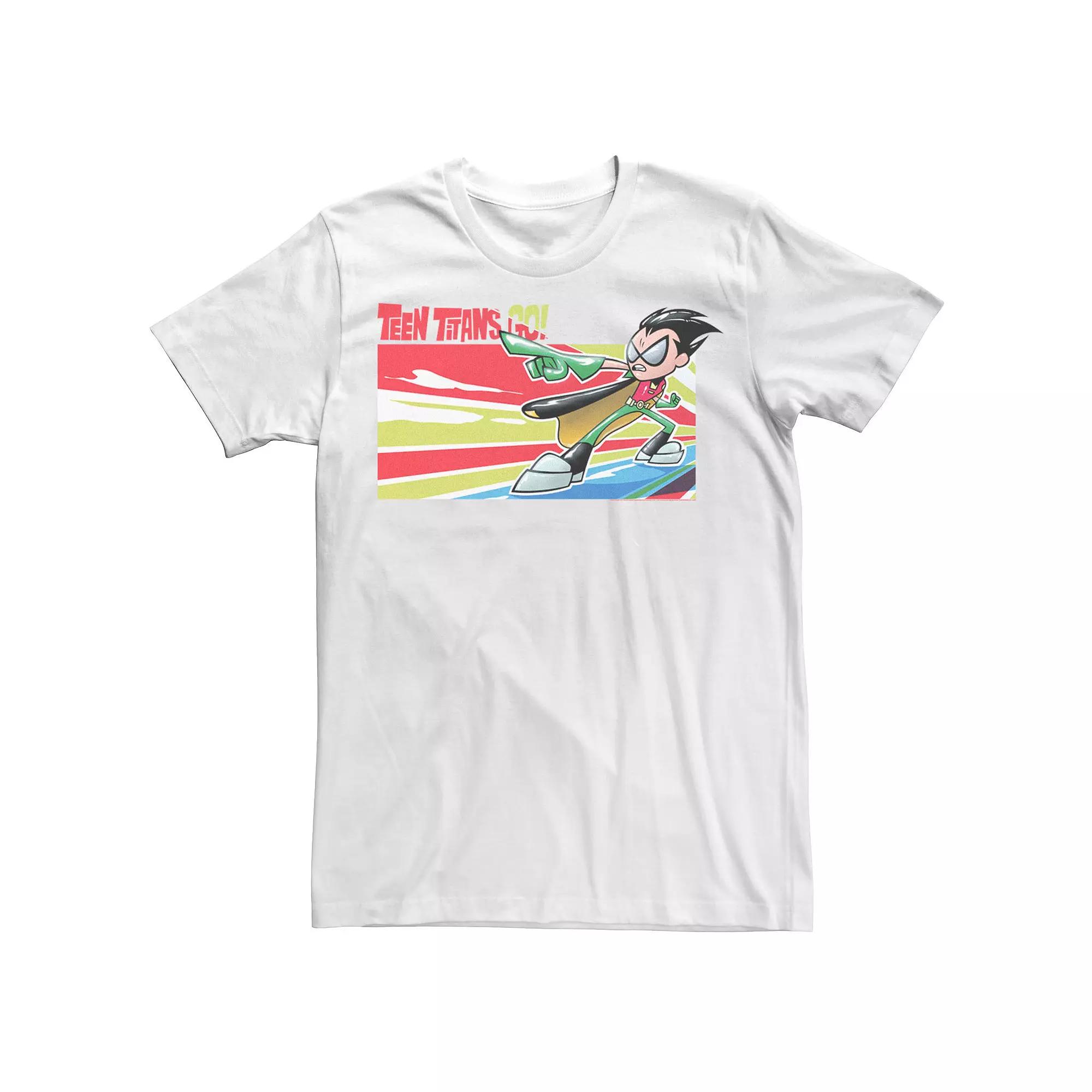 Men's DC Comics Teen Titans Go! Robin Pointing Portrait Tee,  Product Image