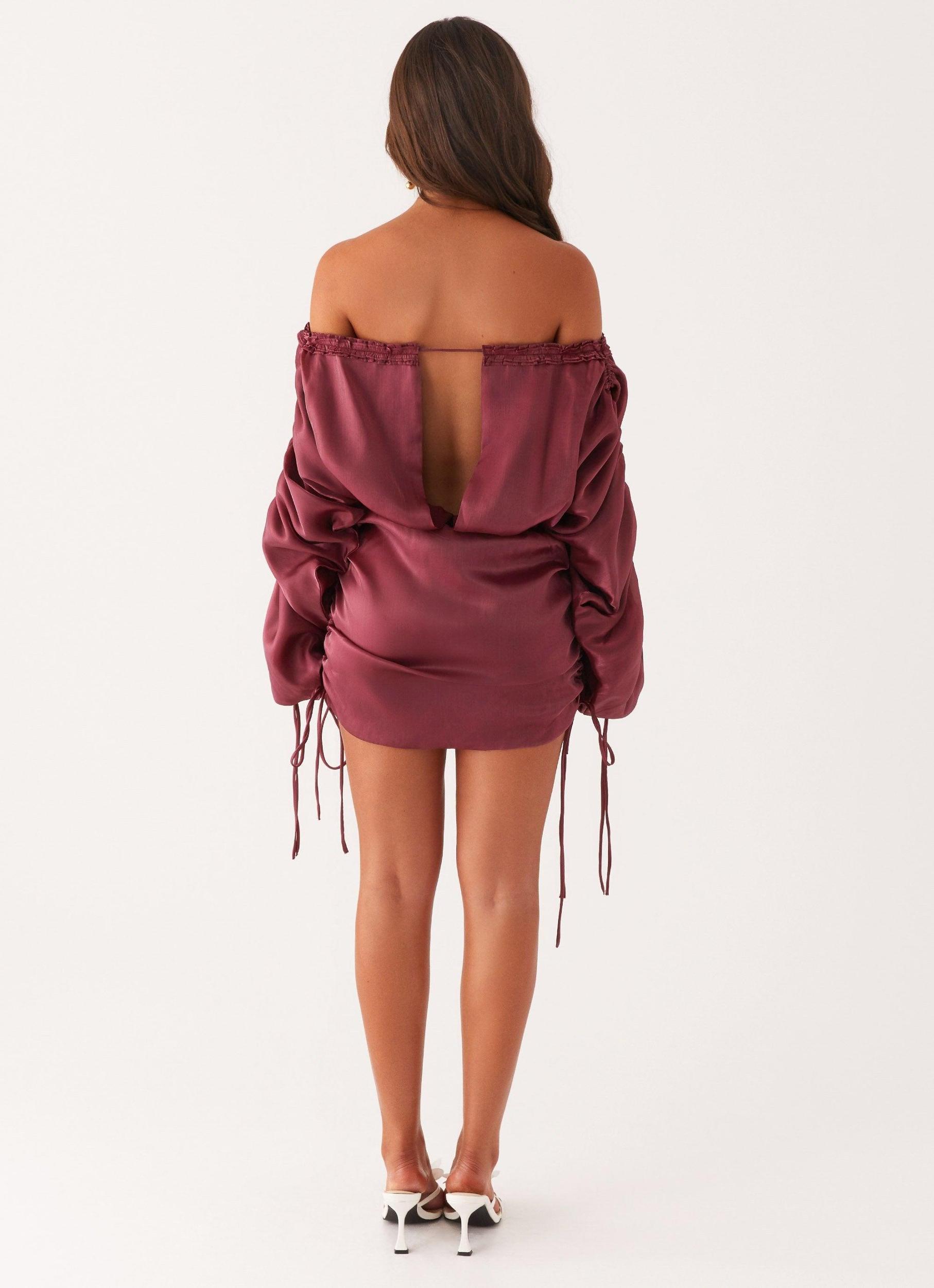 Reeve Mini Dress - Mulberry Product Image