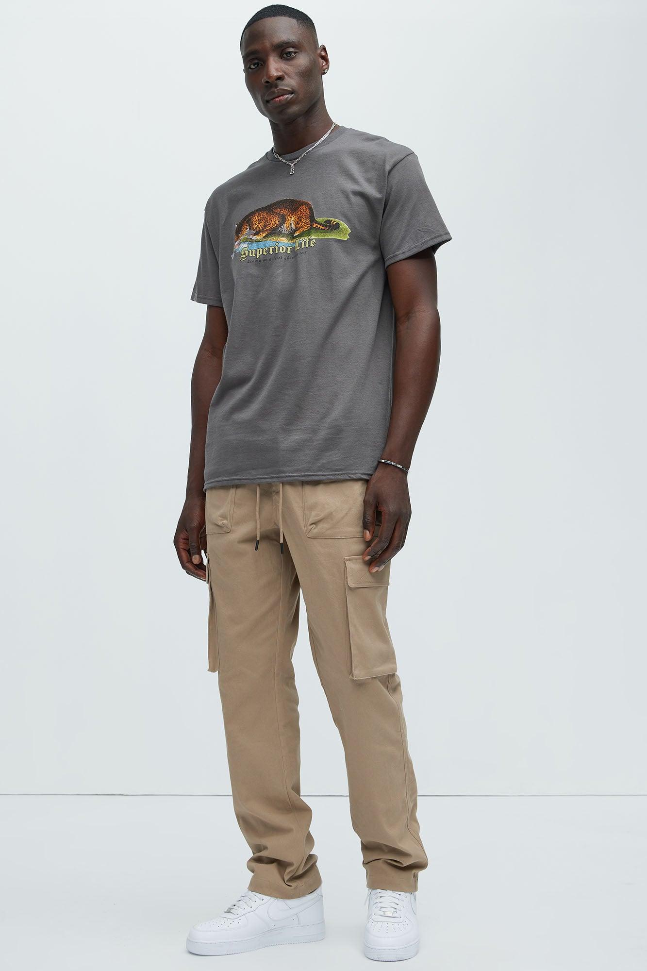 Cadet Utility Slim Cargo Pants - Khaki Product Image