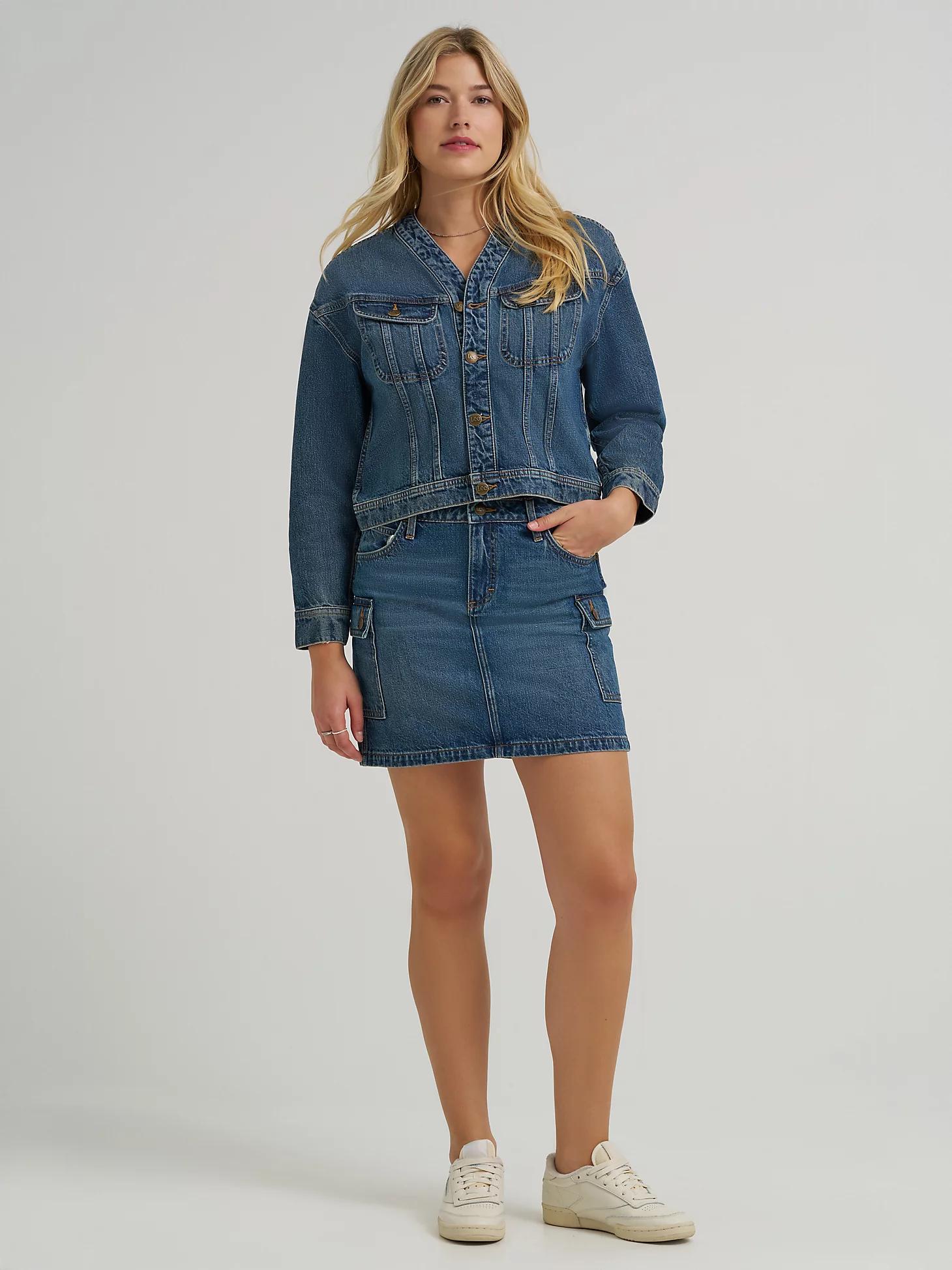 Women's Denim Cardigan Jacket | Women's Jackets & Outerwear | Lee® Product Image