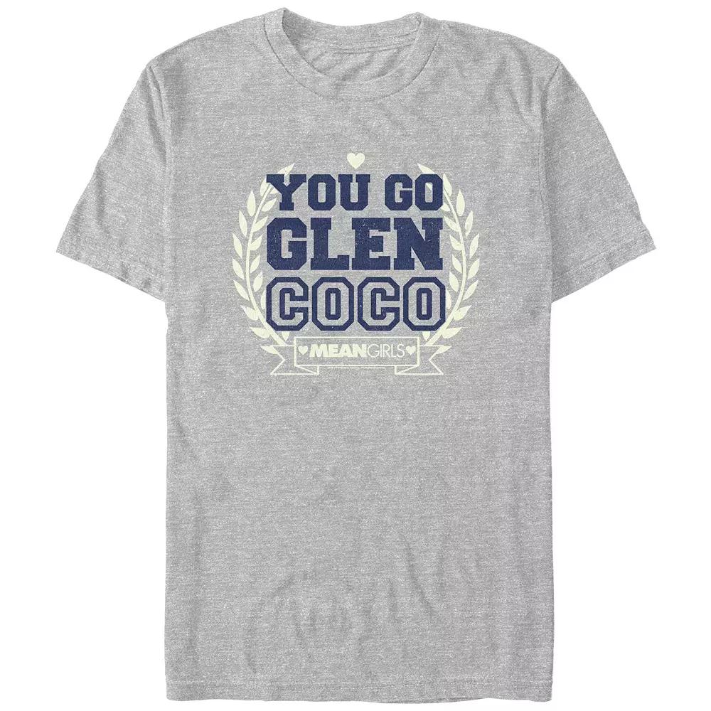 Men's Mean Girls You Go Glen Coco Graphic Tee, Size: XXL, Athletic Grey Product Image
