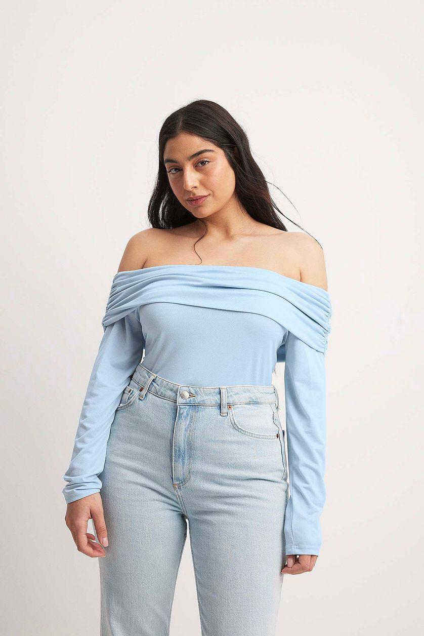 Off Shoulder Jersey Top Product Image
