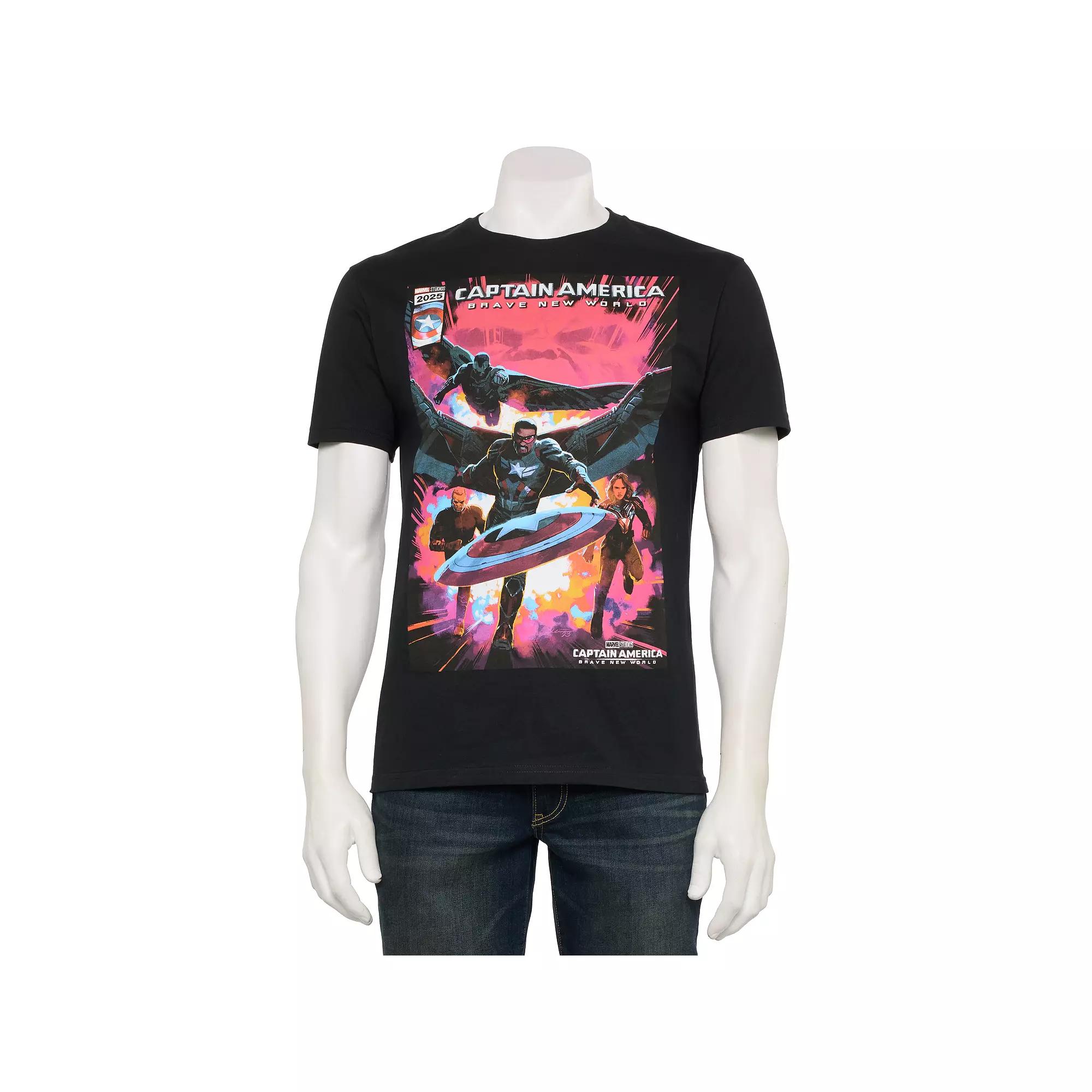 Men's Marvel Captain America New Team Graphic Tee,  Product Image
