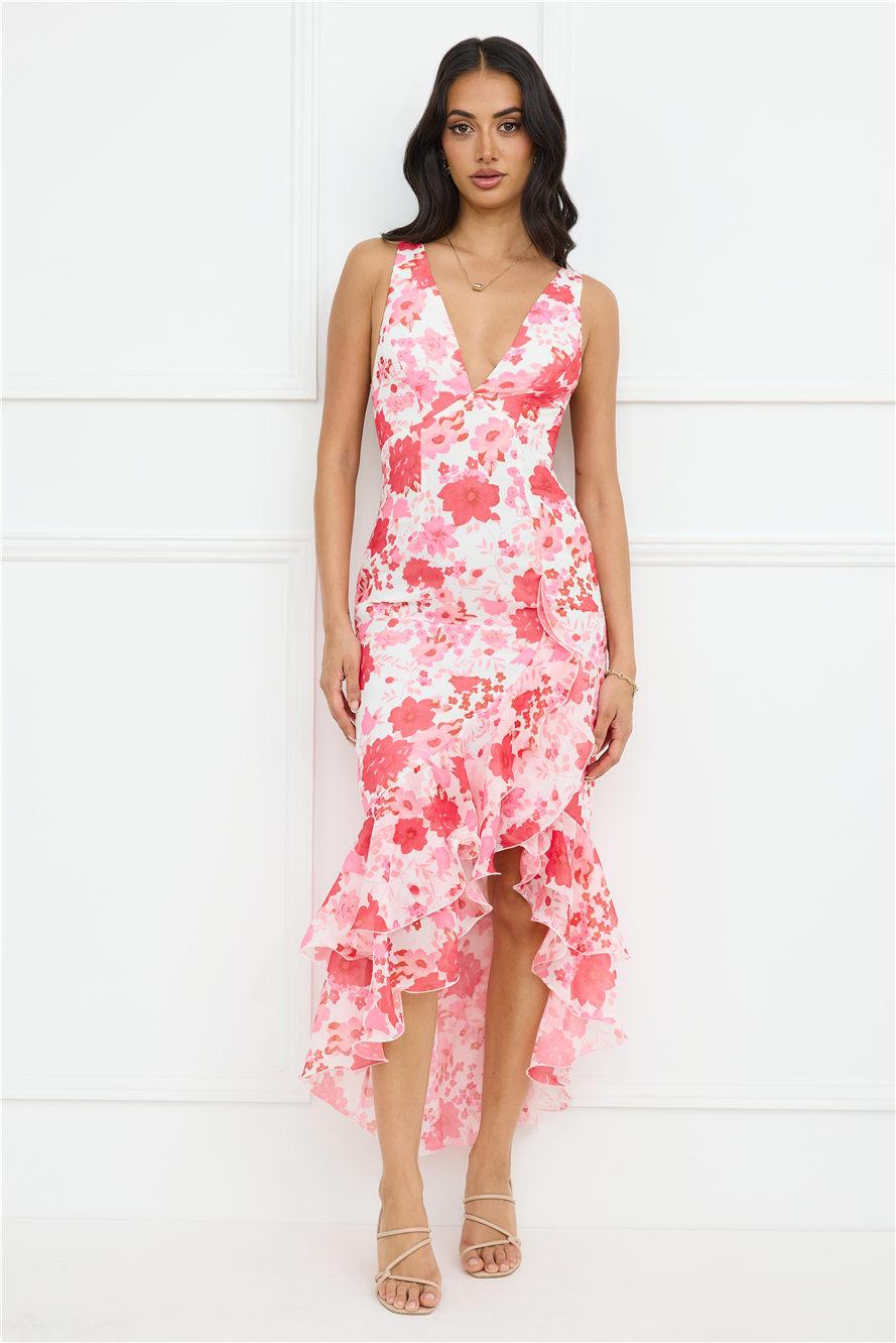 Wild In Wonder Maxi Dress Pink Product Image