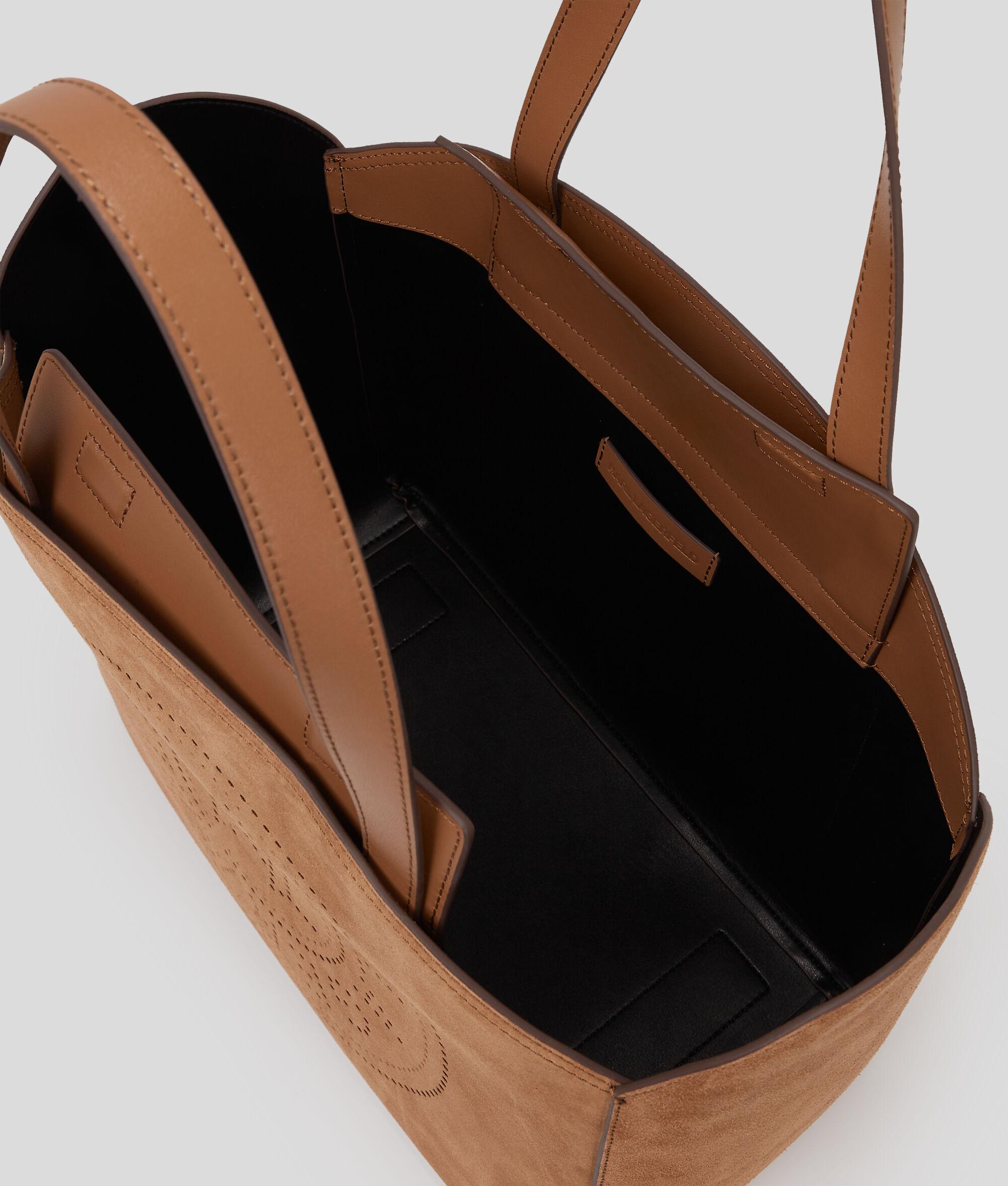 K/CIRCLE SUEDE TOTE BAG Product Image