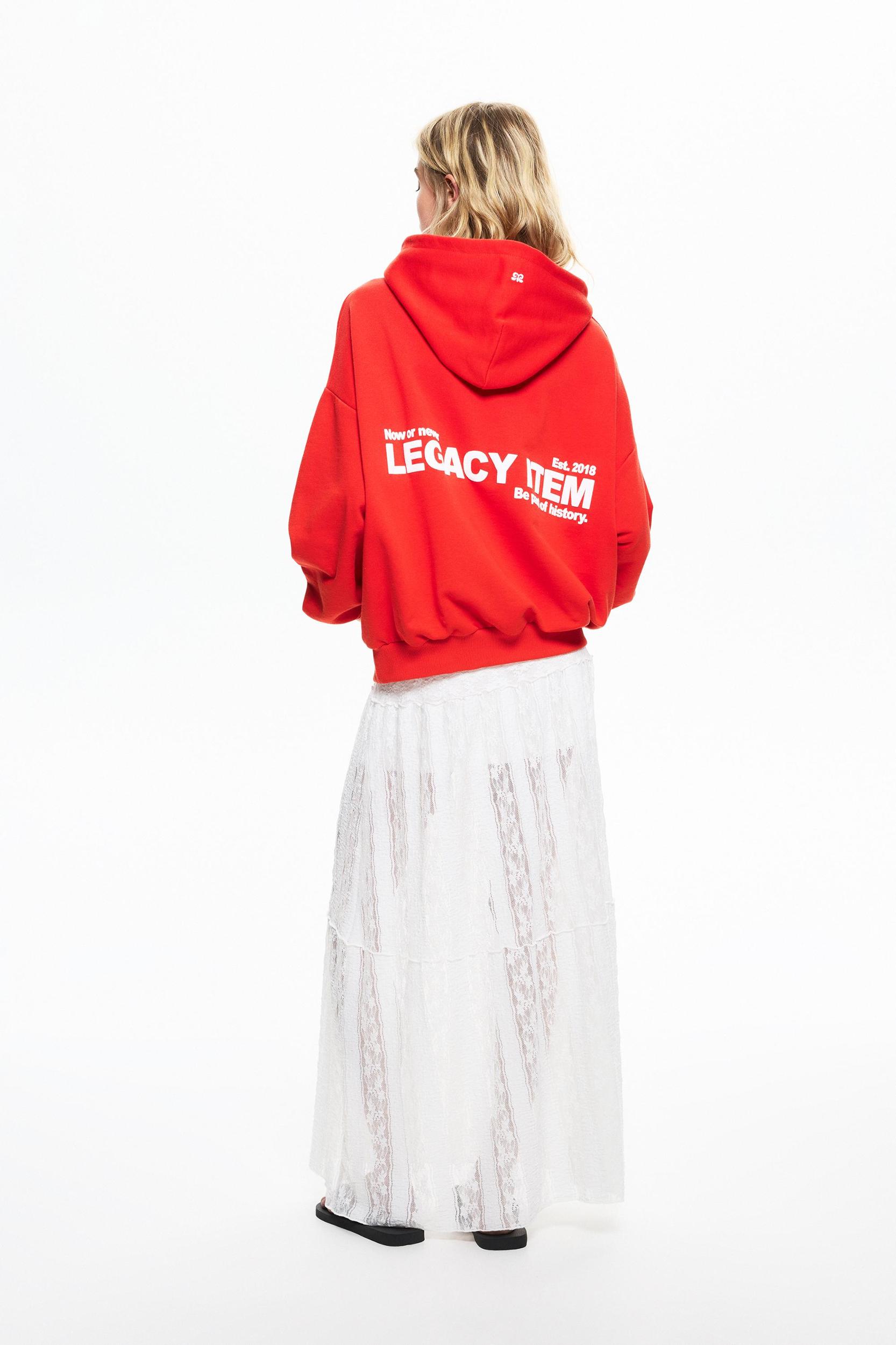 Red hoodie Product Image
