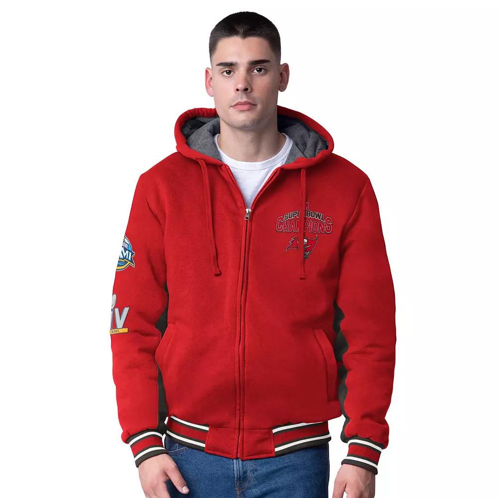 Men's G-III Extreme Red Tampa Bay Buccaneers No Huddle Commemorative Full-Zip Hoodie Jacket,  Product Image