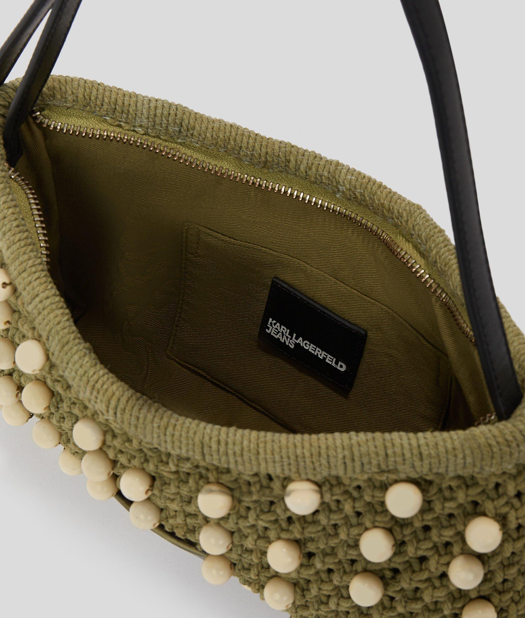 CROCHET BEADED SHOULDER BAG Product Image