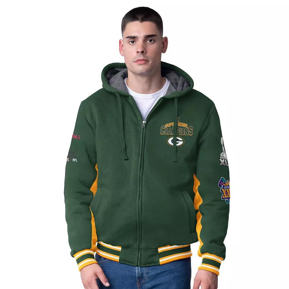 Men's G-III Extreme Green Green Bay Packers No Huddle Commemorative Full-Zip Hoodie Jacket,  Product Image