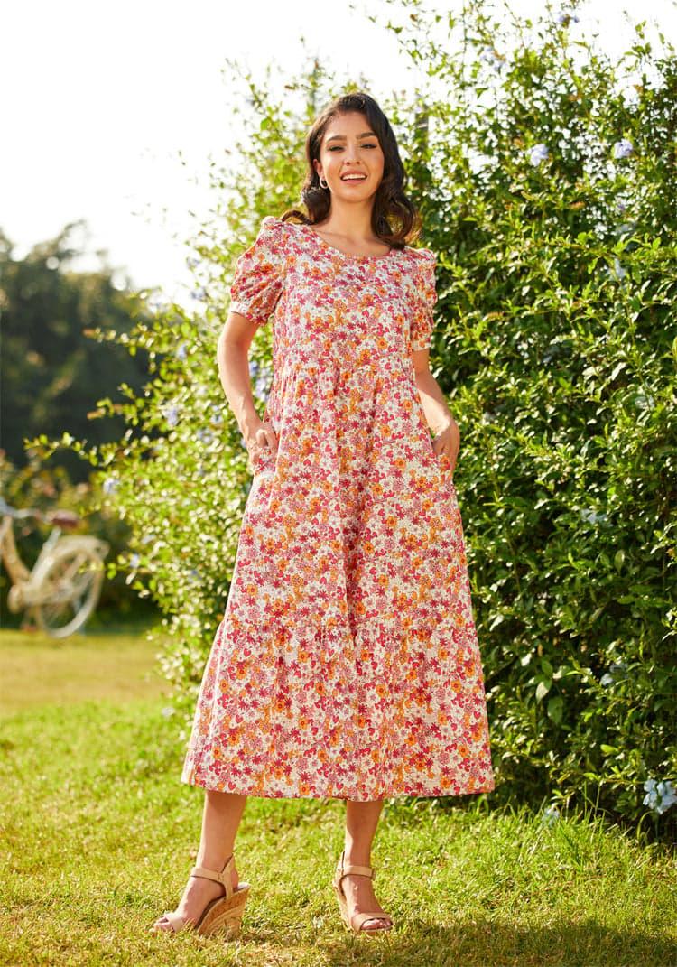 Exuding Ease Midi Dress Product Image