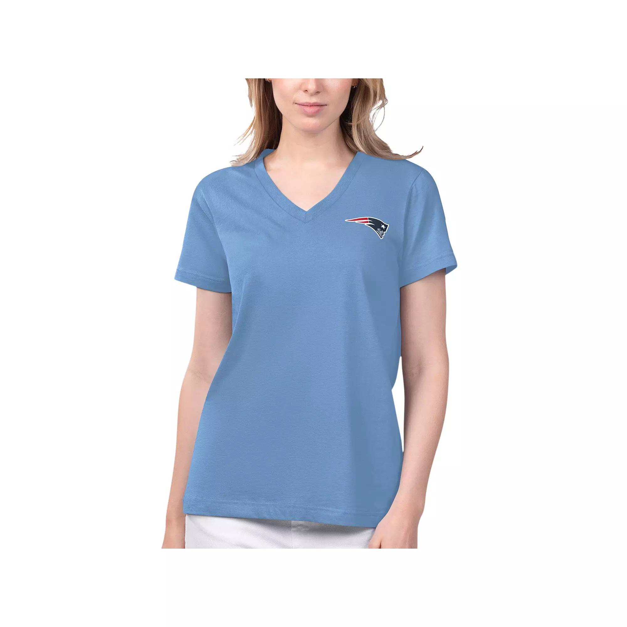 Women's Margaritaville Blue Chicago Bears Game Time V-Neck T-Shirt,  Product Image