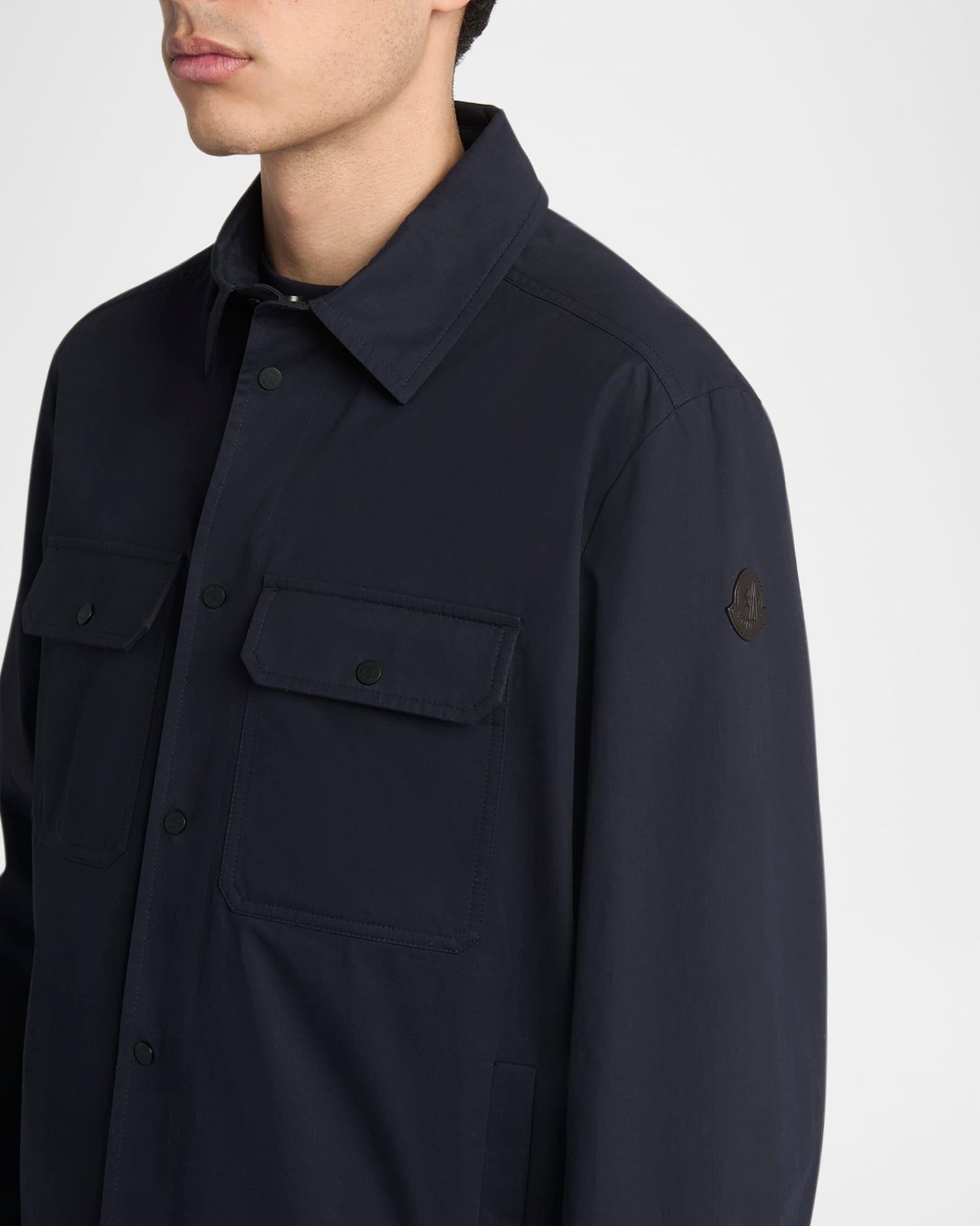 Men's Gabardine Snap-Front Overshirt Product Image