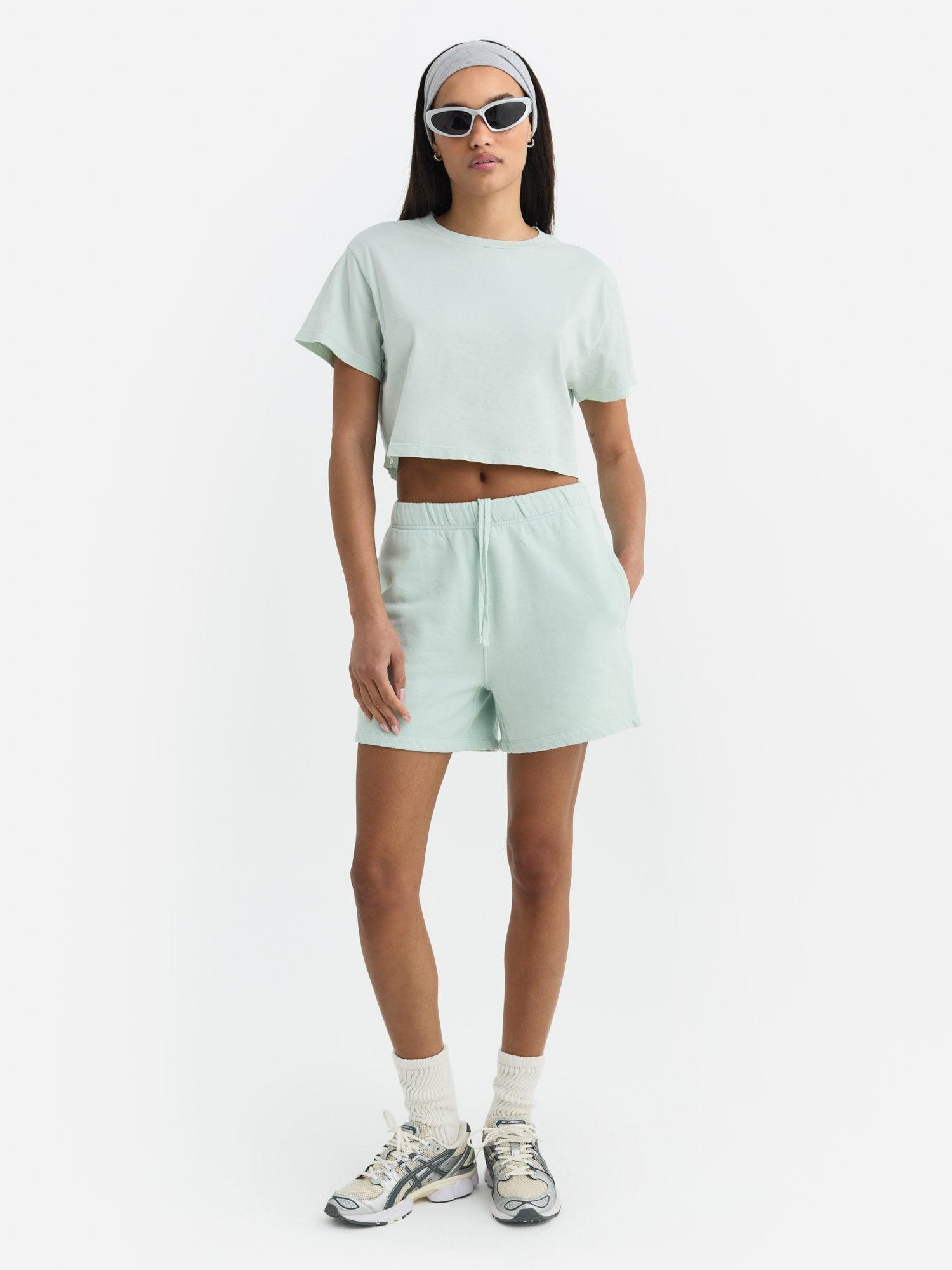 Organic Cotton Relaxed Crop Tee Female Product Image