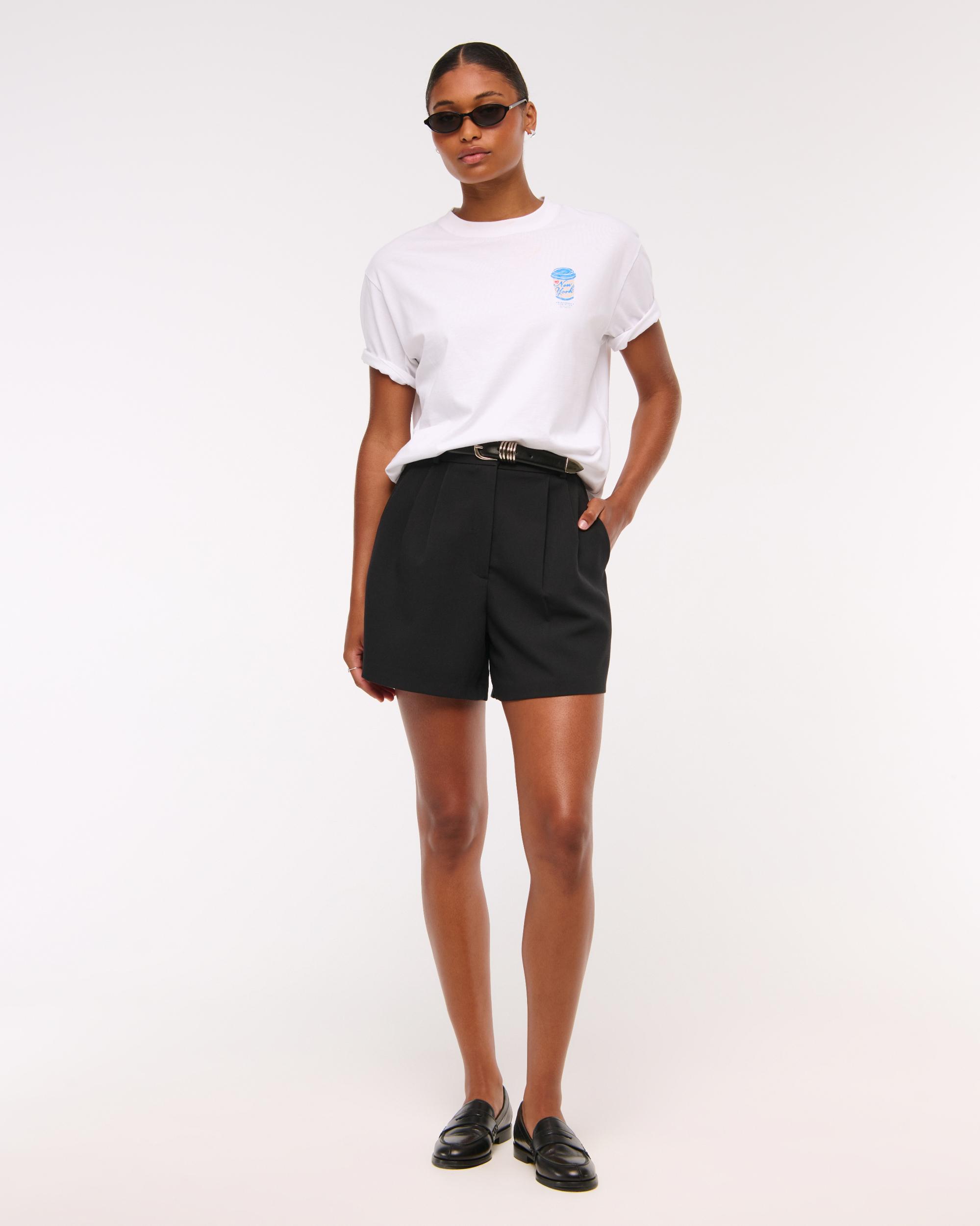 Curve Love A&F Sloane Tailored Short Product Image