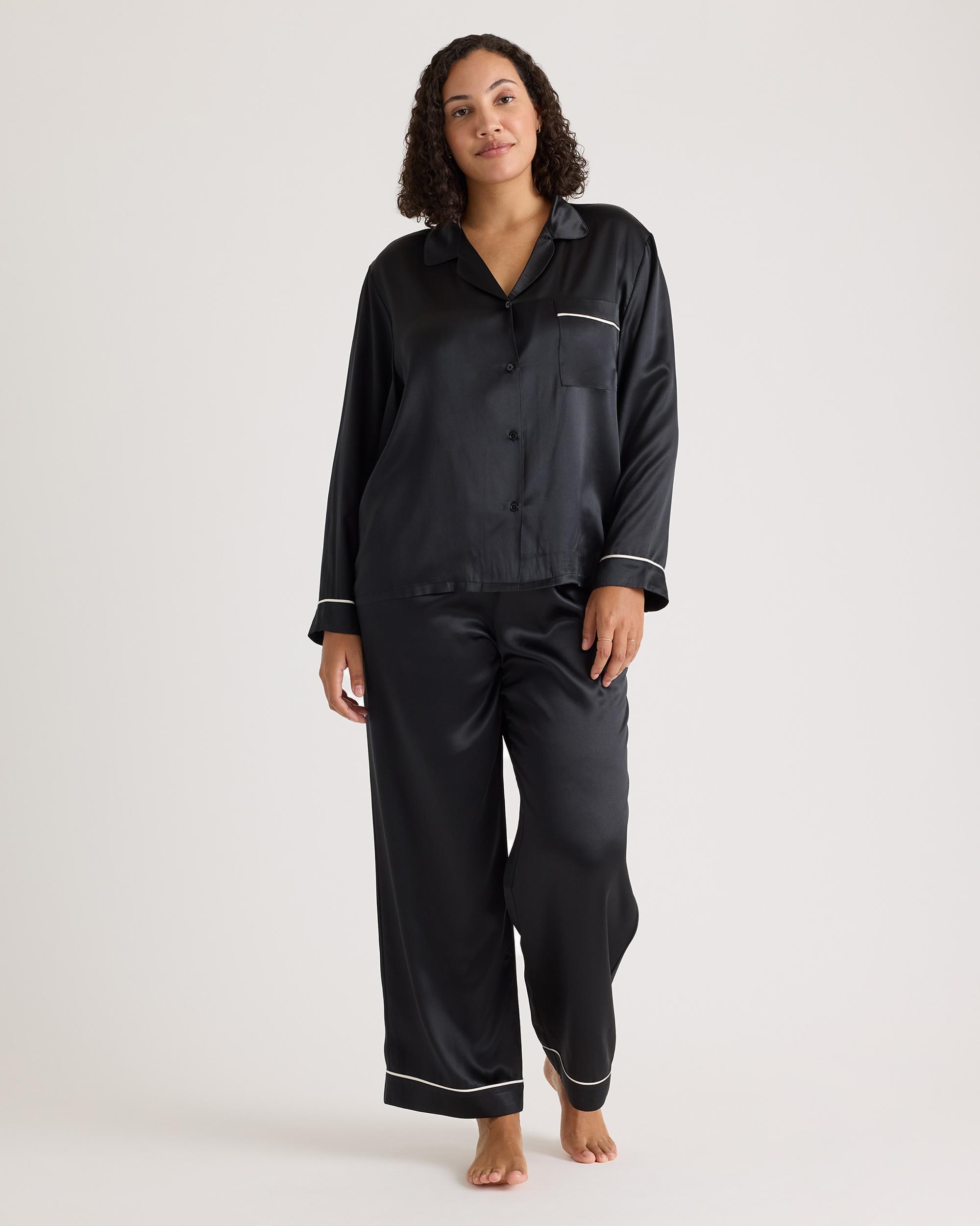 Quince | Women's Satin Pajama Pants Size XS, Mulberry Silk Product Image