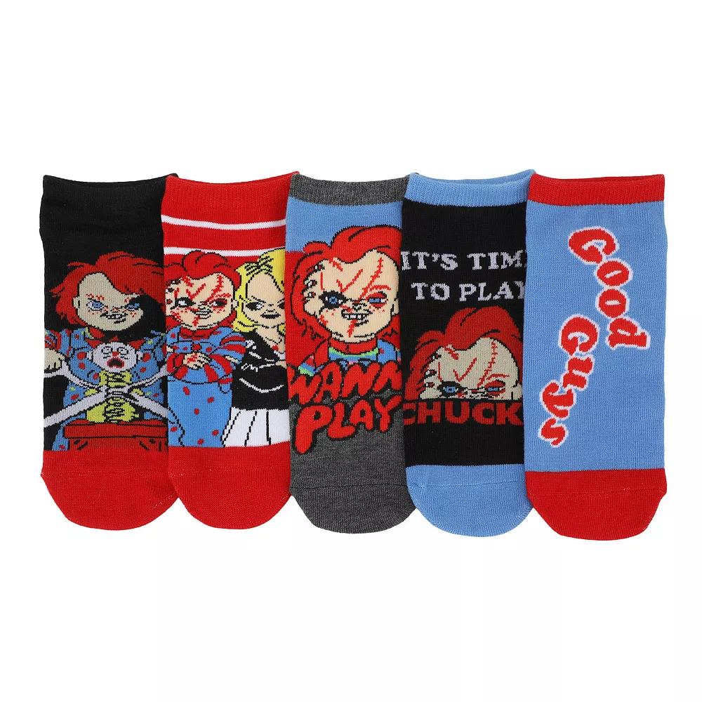 Women's Chucky & The Bride Ankle Socks 5-Pack, Size: 5-10, Chucky And The Bride Product Image