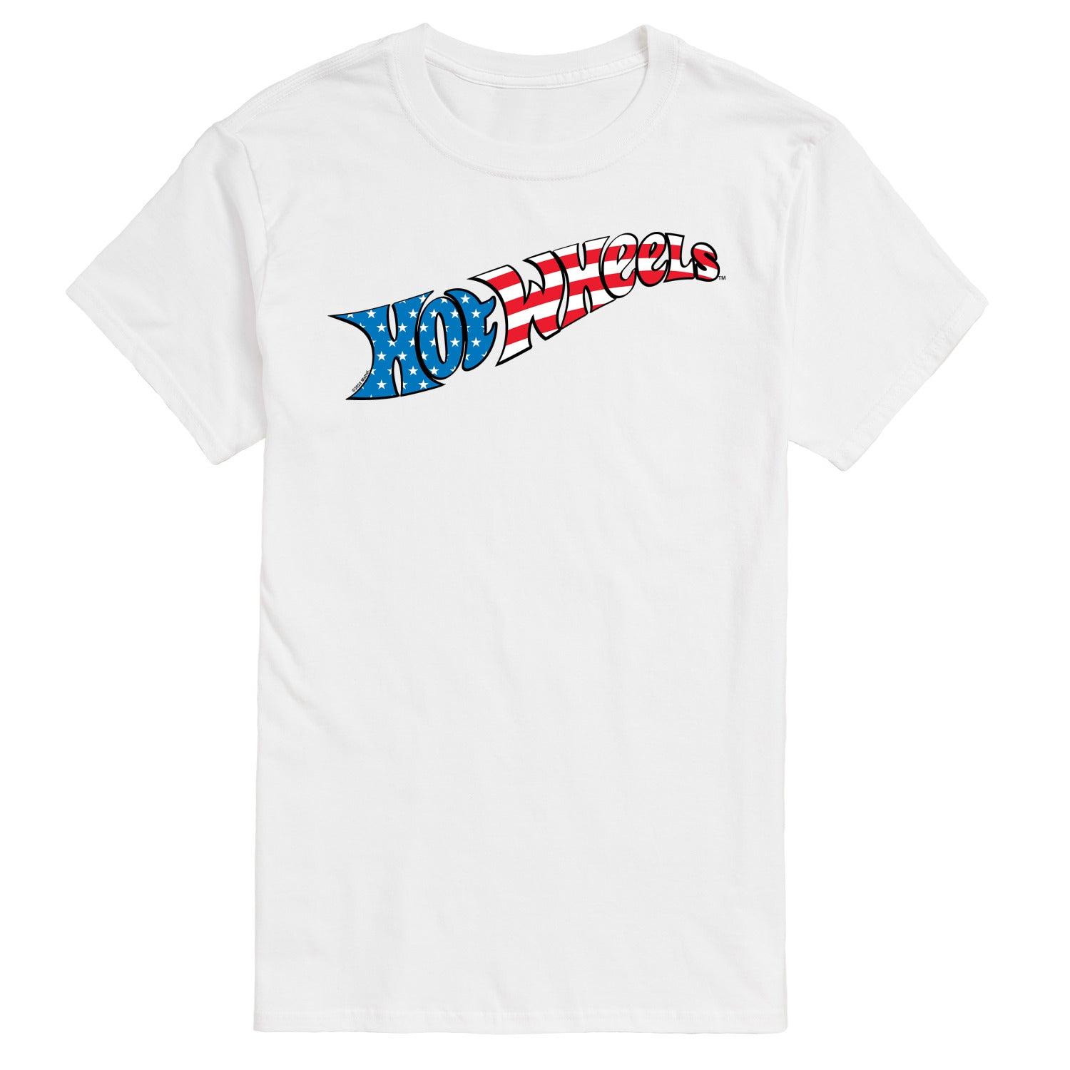 Big & Tall Hot Wheels Flag Graphic Tee, Men's,  Product Image