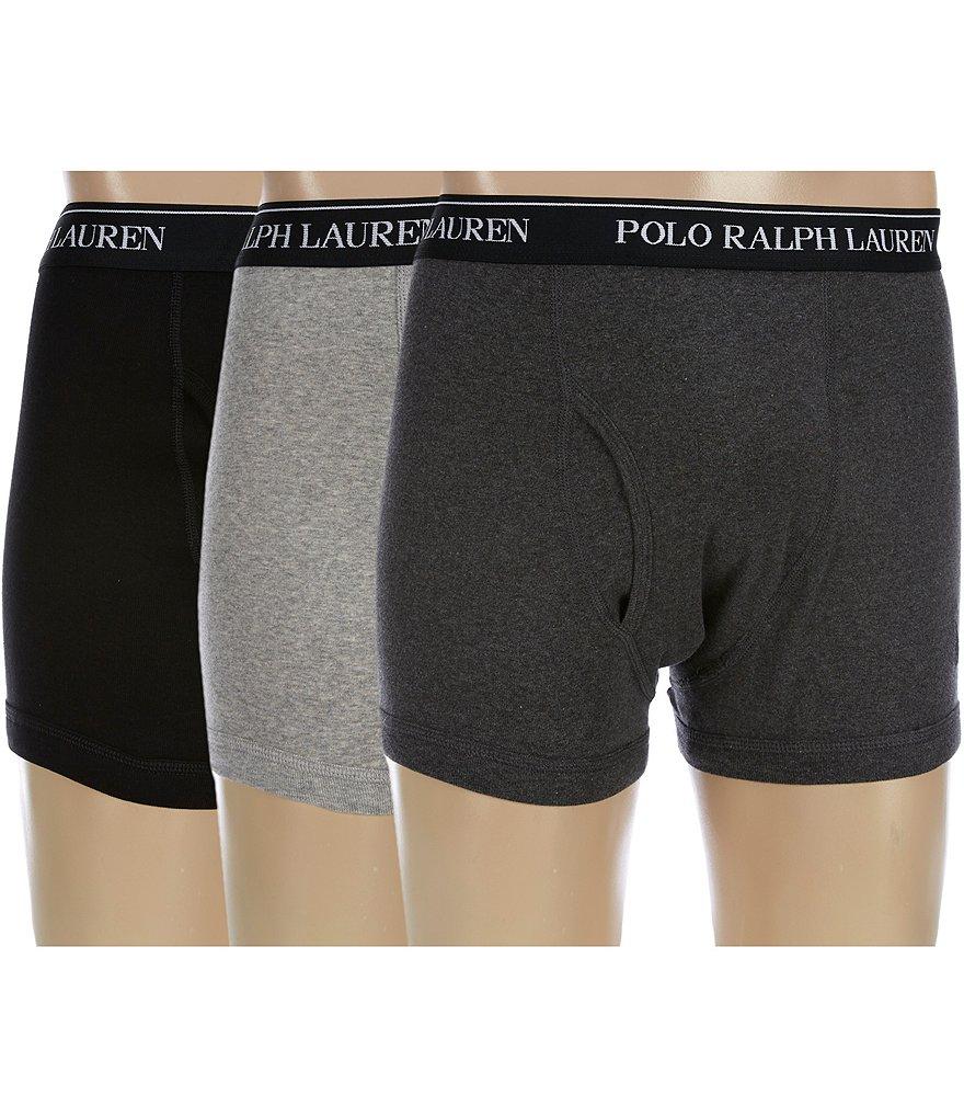 Polo Ralph Lauren Classic Fit Assorted Boxer Briefs 3-Pack Product Image