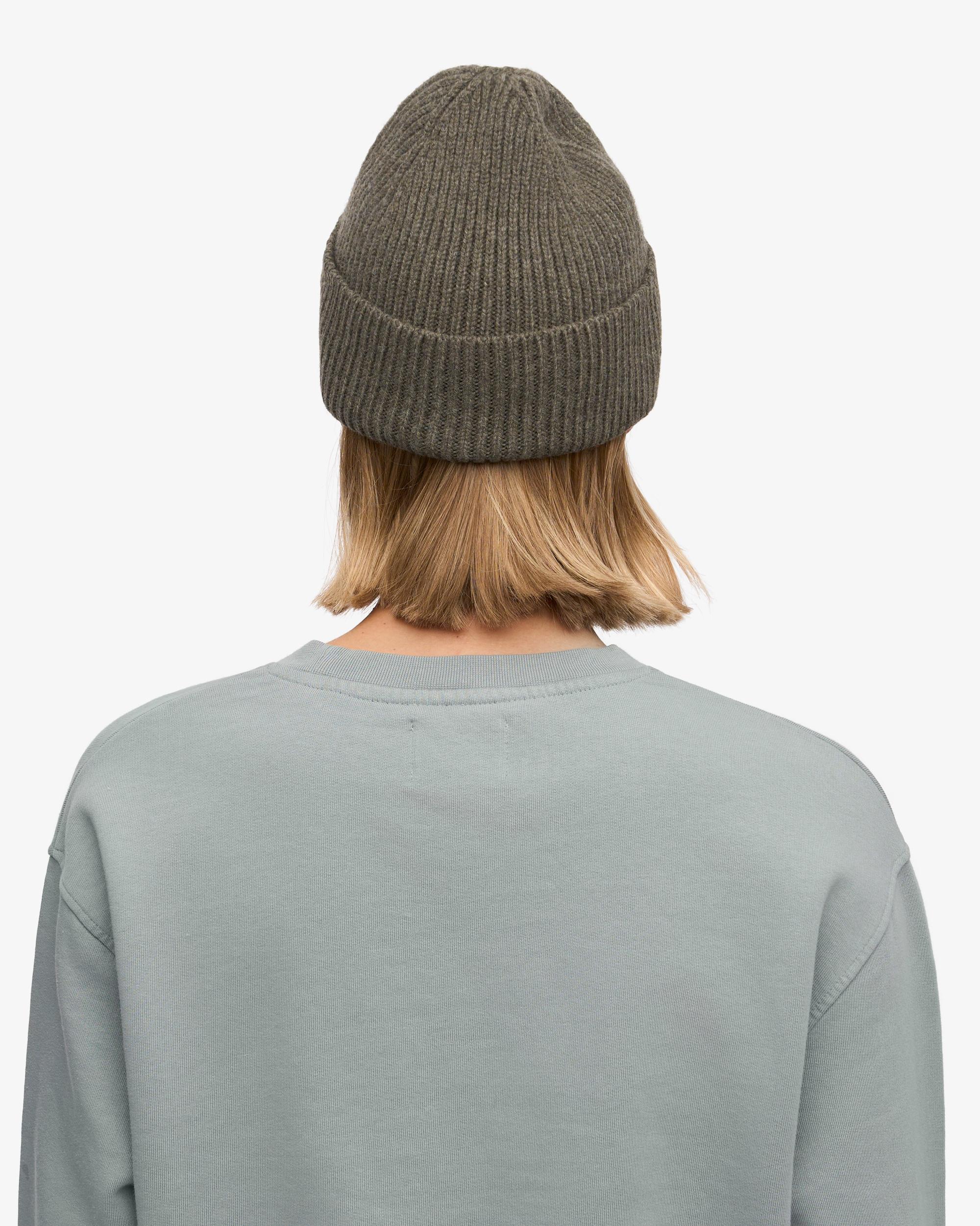 Merino Wool Beanie - Dusty Olive Product Image
