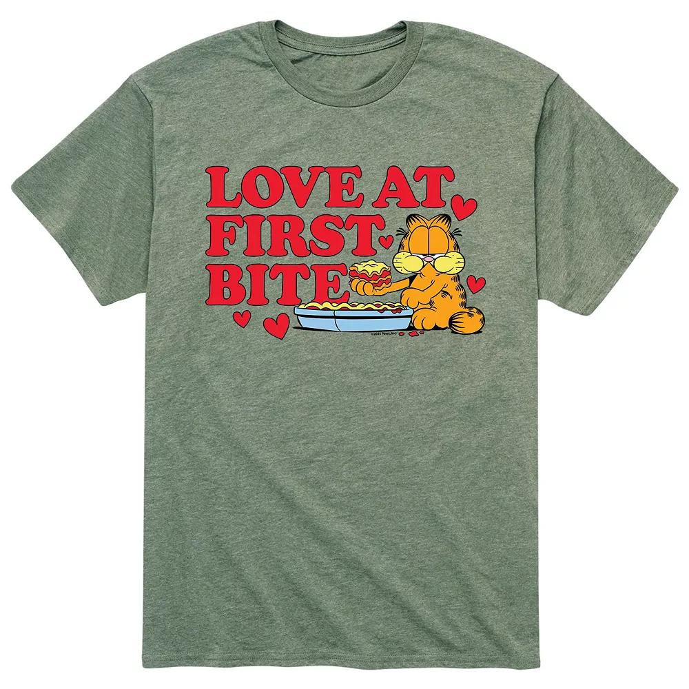 Men's Garfield Love At First Bite Tee,  Product Image
