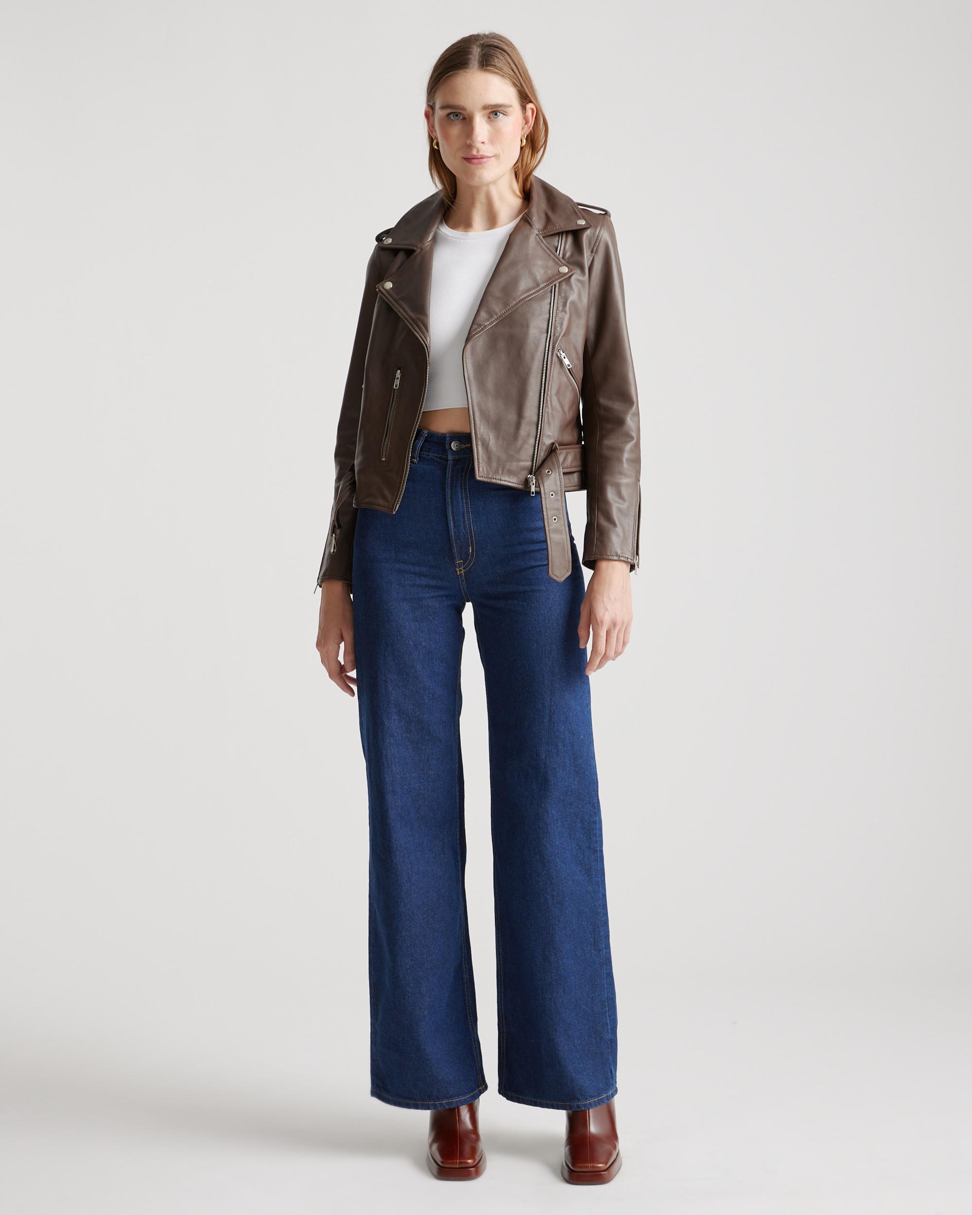 Quince | Women's Motorcycle Jacket Leather Product Image