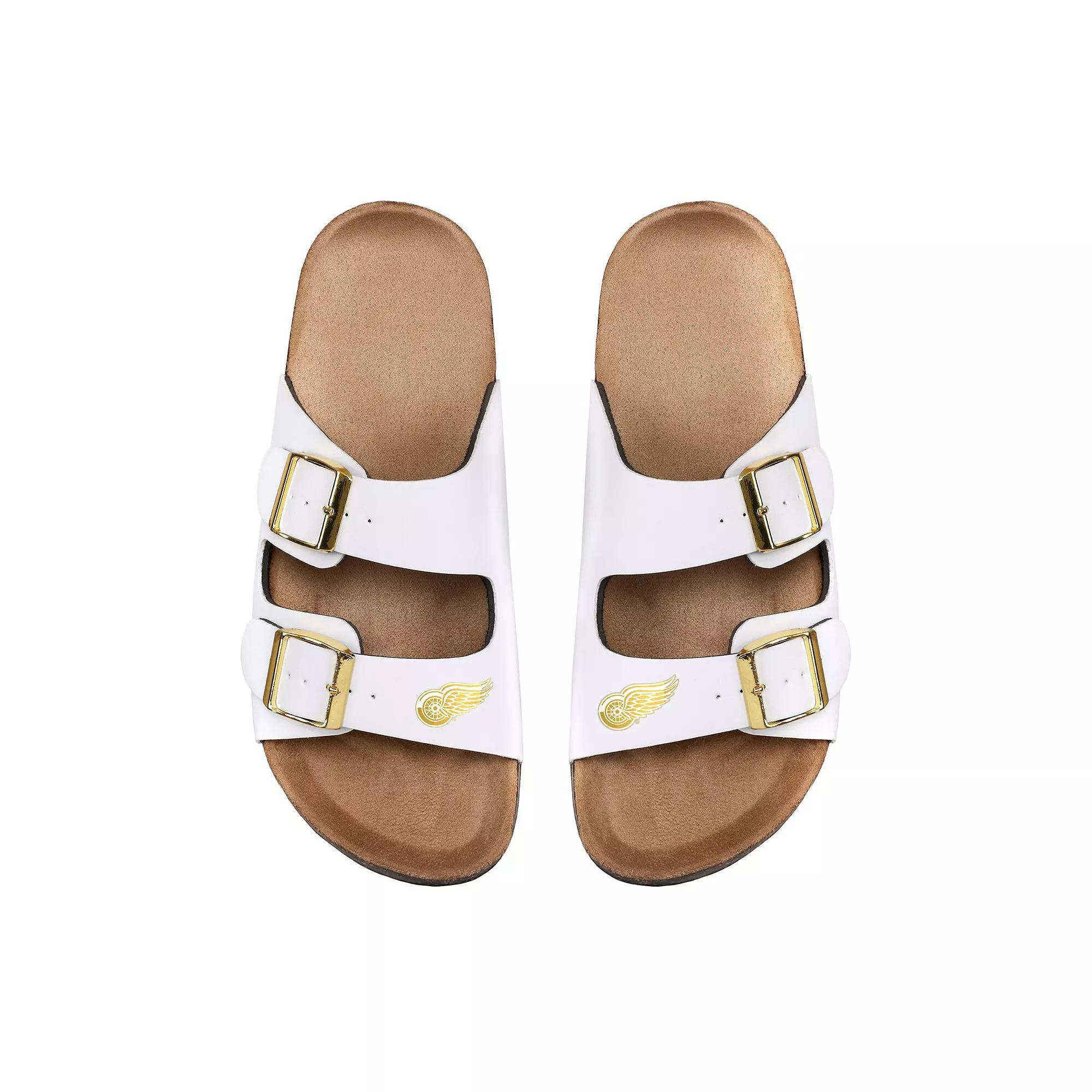 Women's FOCO Detroit Red Wings Double-Buckle Sandals,  Product Image