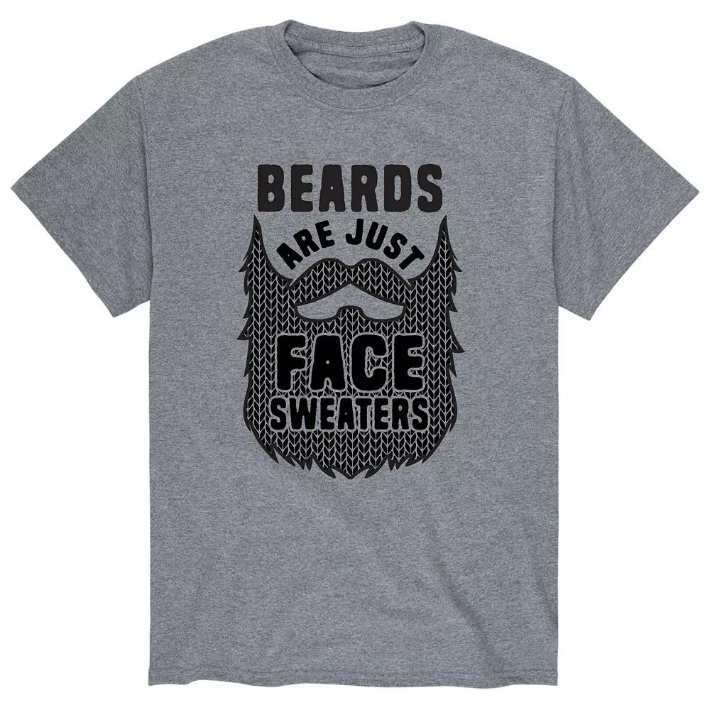 Men's Beards Are Face Sweaters Tee,  Product Image
