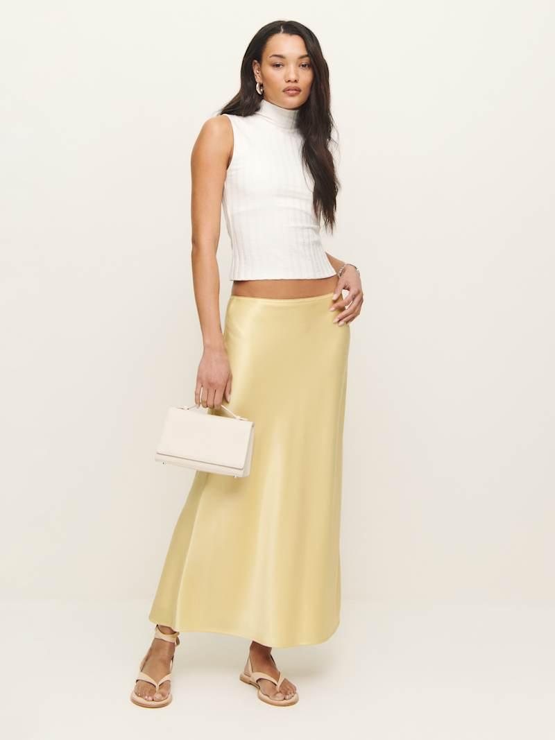 Layla Satin Skirt Product Image