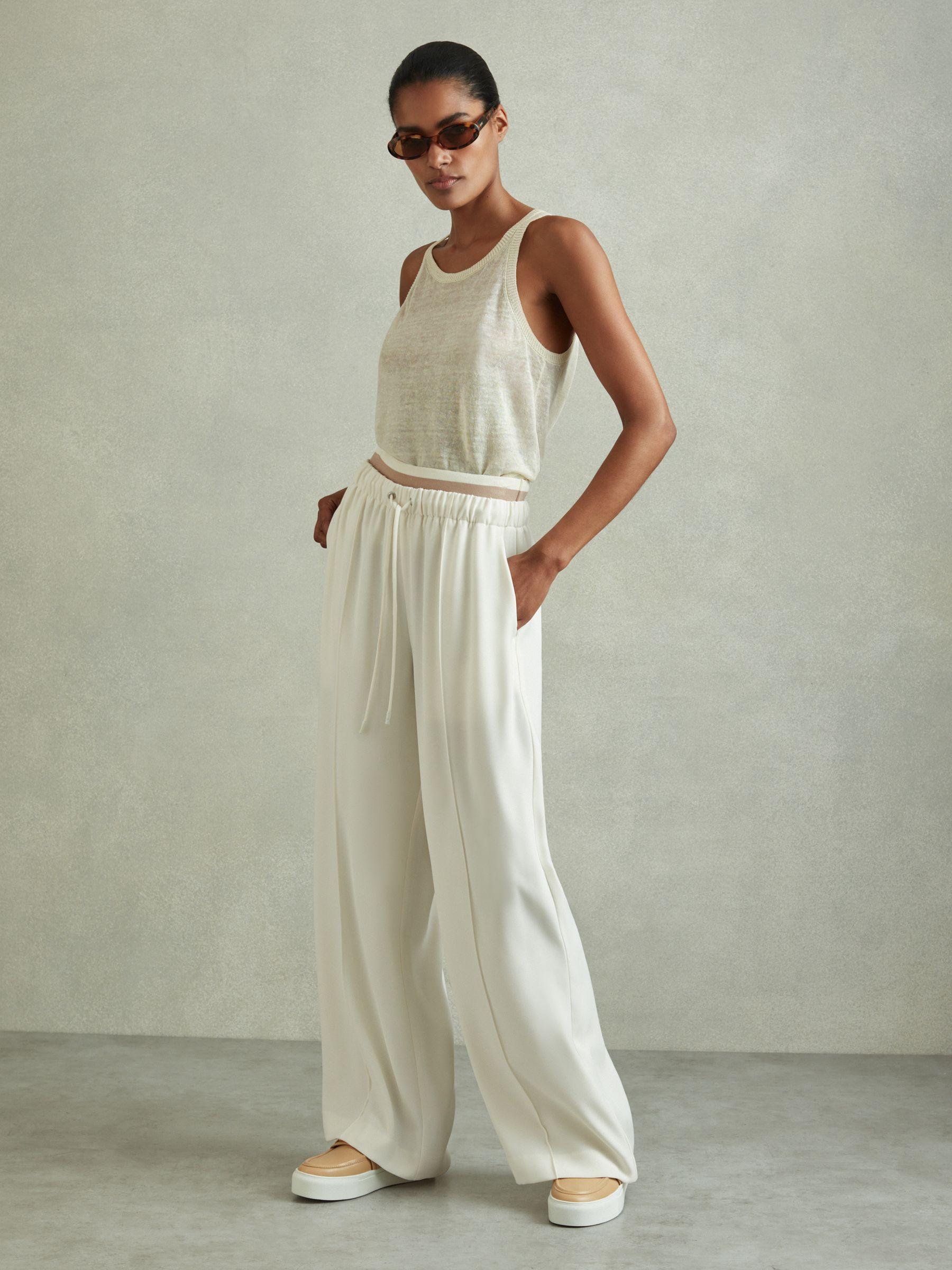 Leather Loafer Trainers in Neutral Product Image