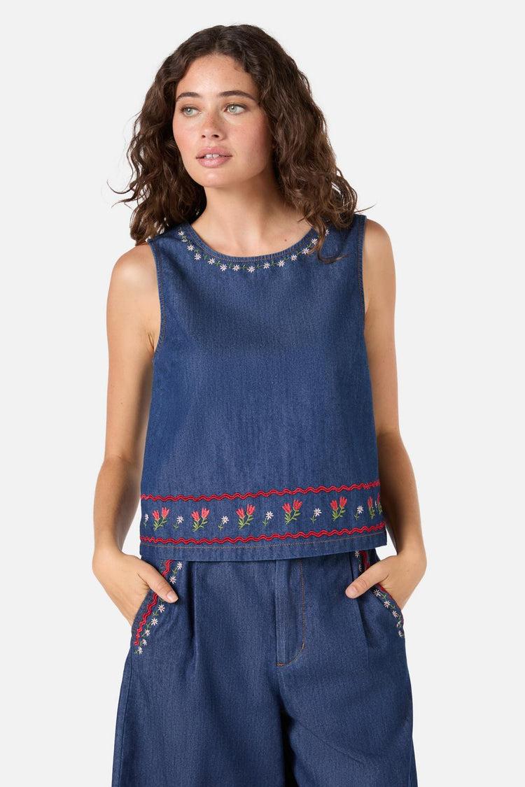 Meadow Embroidered Top Product Image