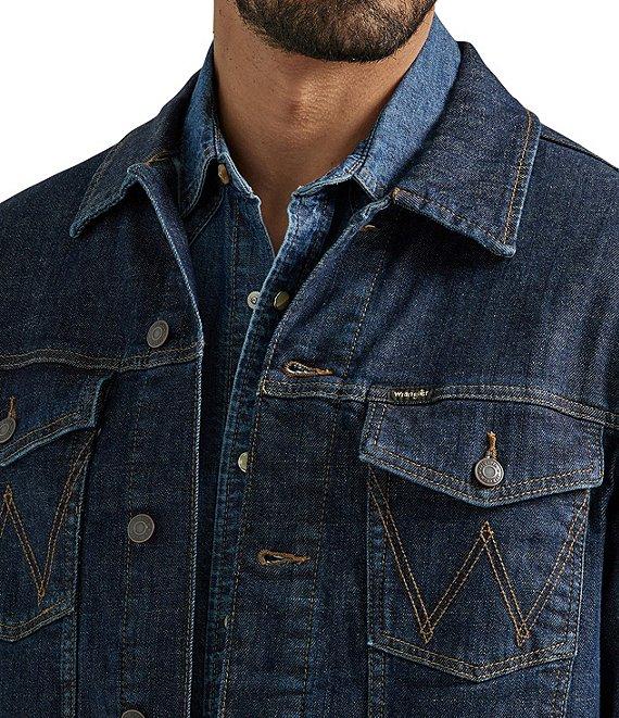 Wrangler® Long Sleeve Unlined Denim Jacket Product Image