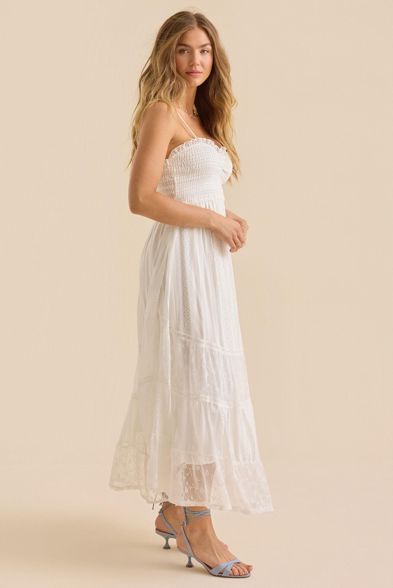 Tami Lace Tiered Maxi Dress Product Image