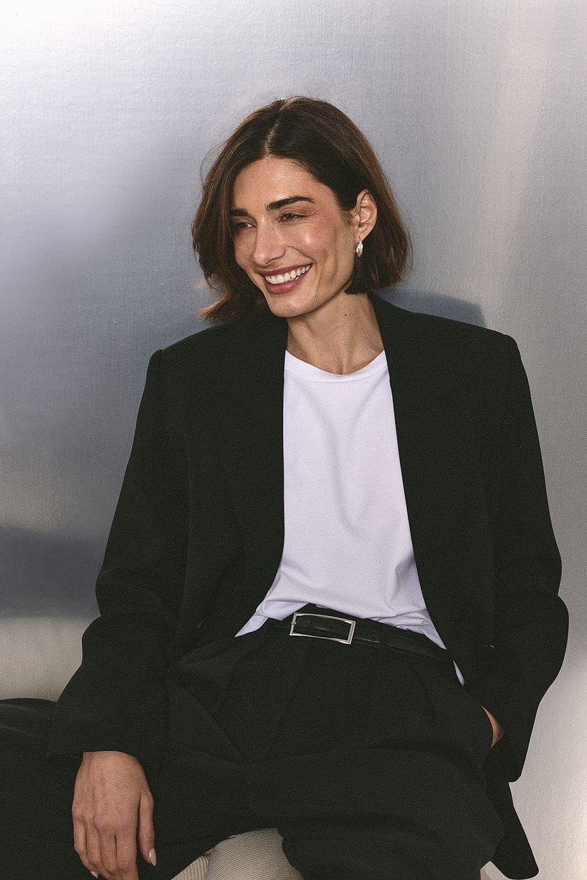 Oversized Double Breasted Blazer Product Image