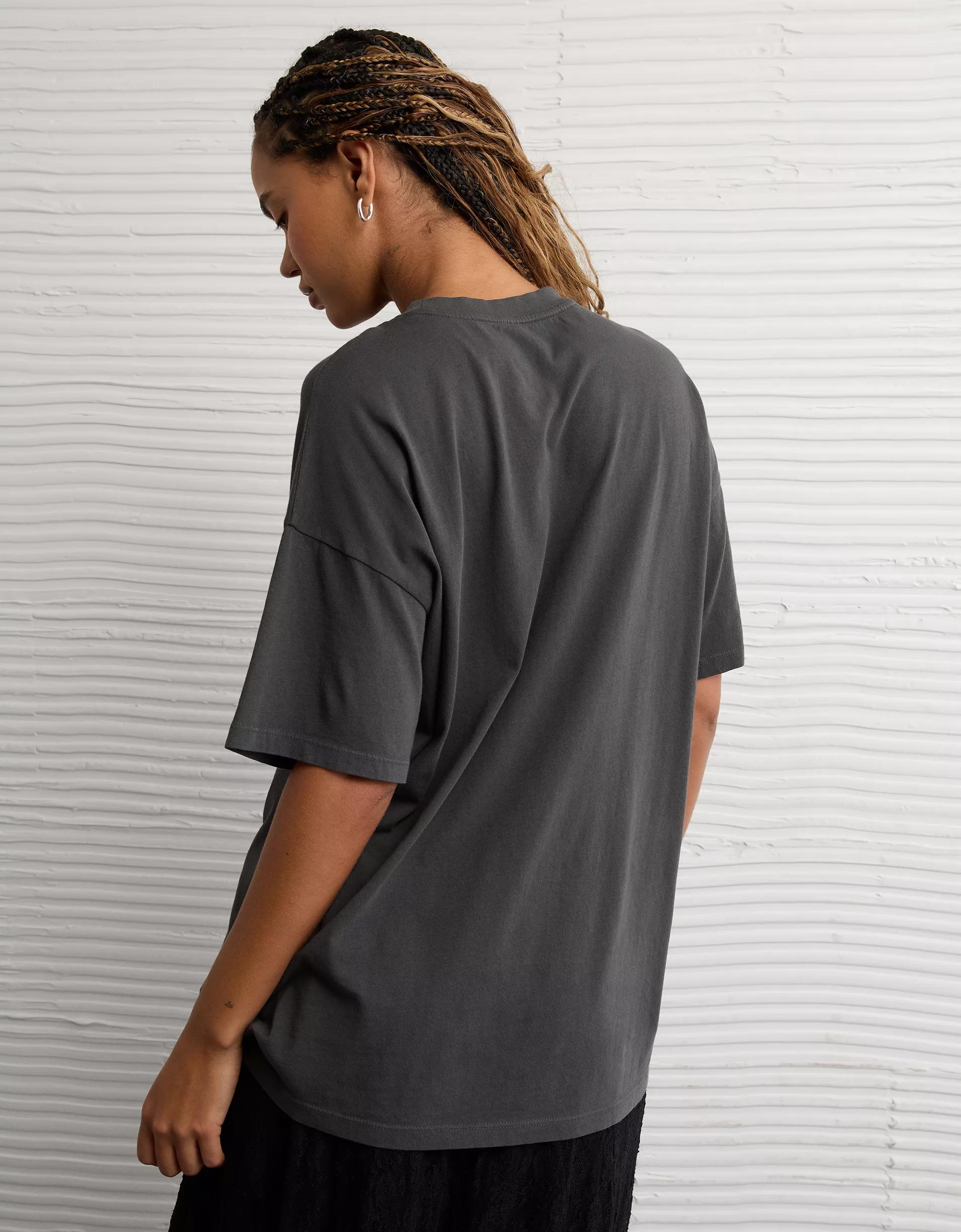 AE Oversized Halloween Graphic T-Shirt Product Image