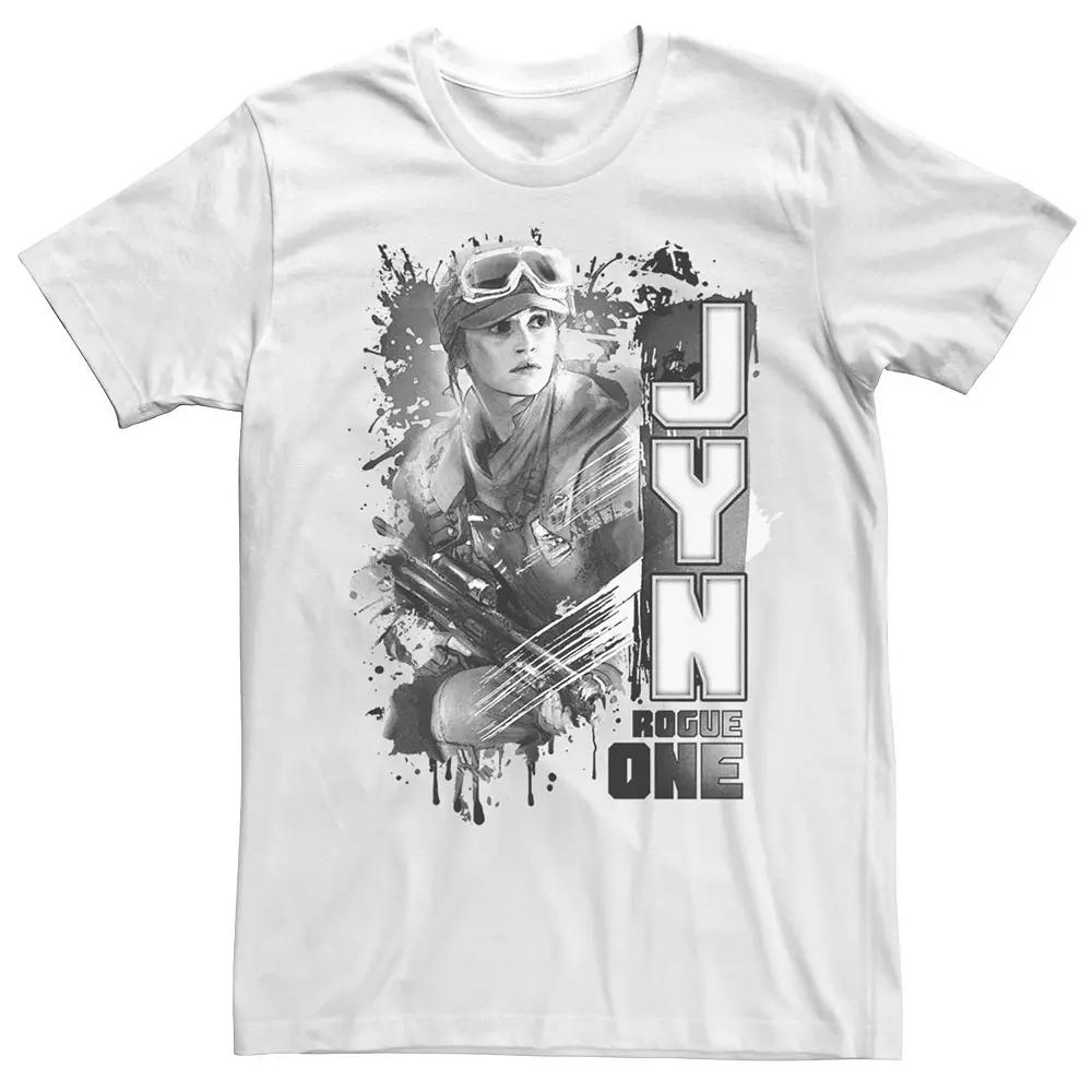 Men's Star Wars Rogue One Jyn Paint Splatter Graphic Tee,  Product Image