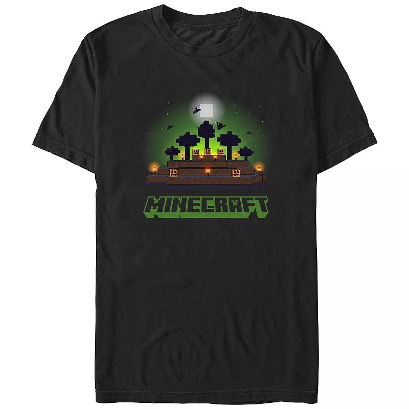 Men's Minecraft Pumpkin Night Graphic Tee,  Product Image